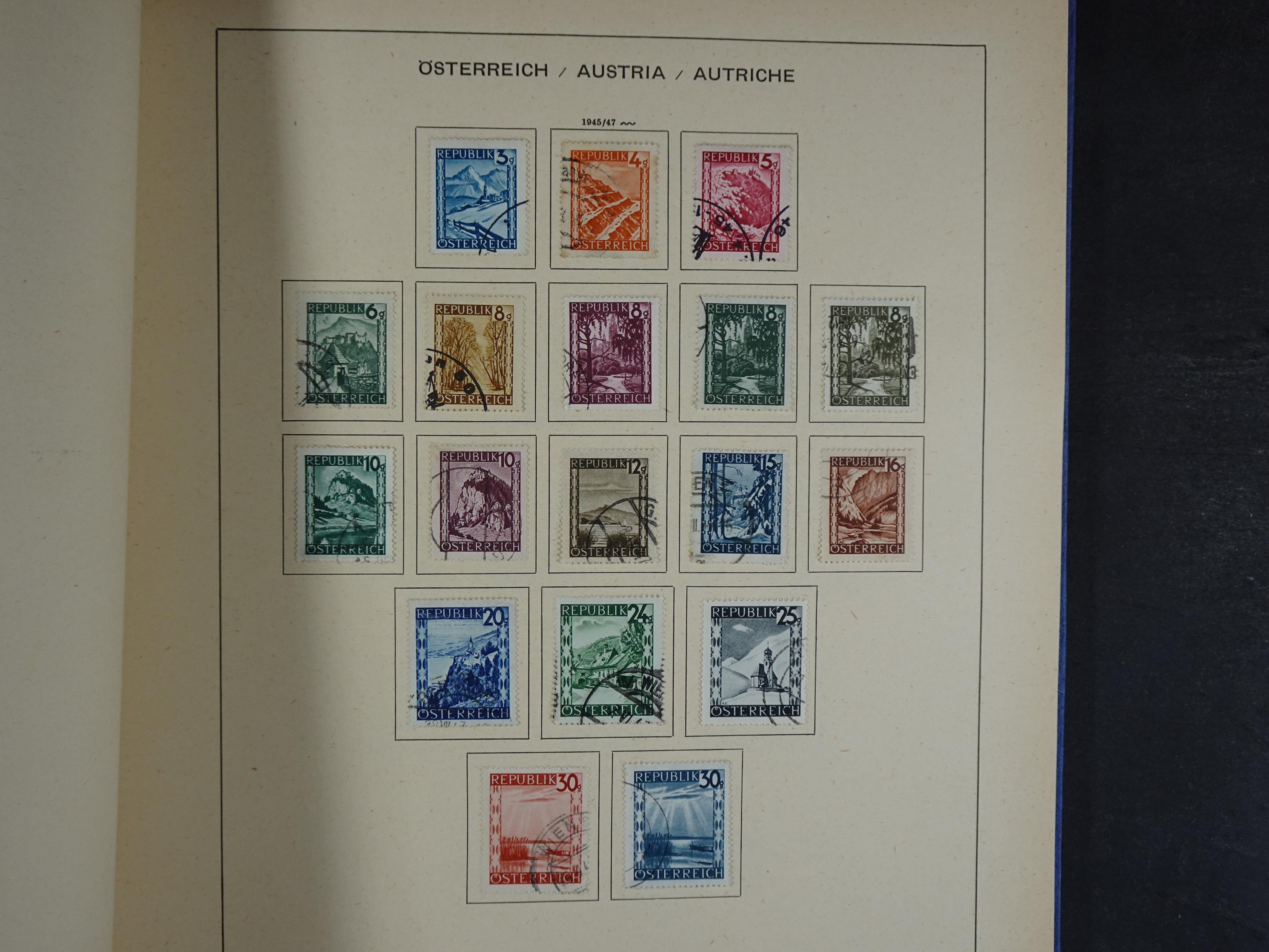 Nette verzameling in Schaubek album.
Bevat ook wat back of the book. 40