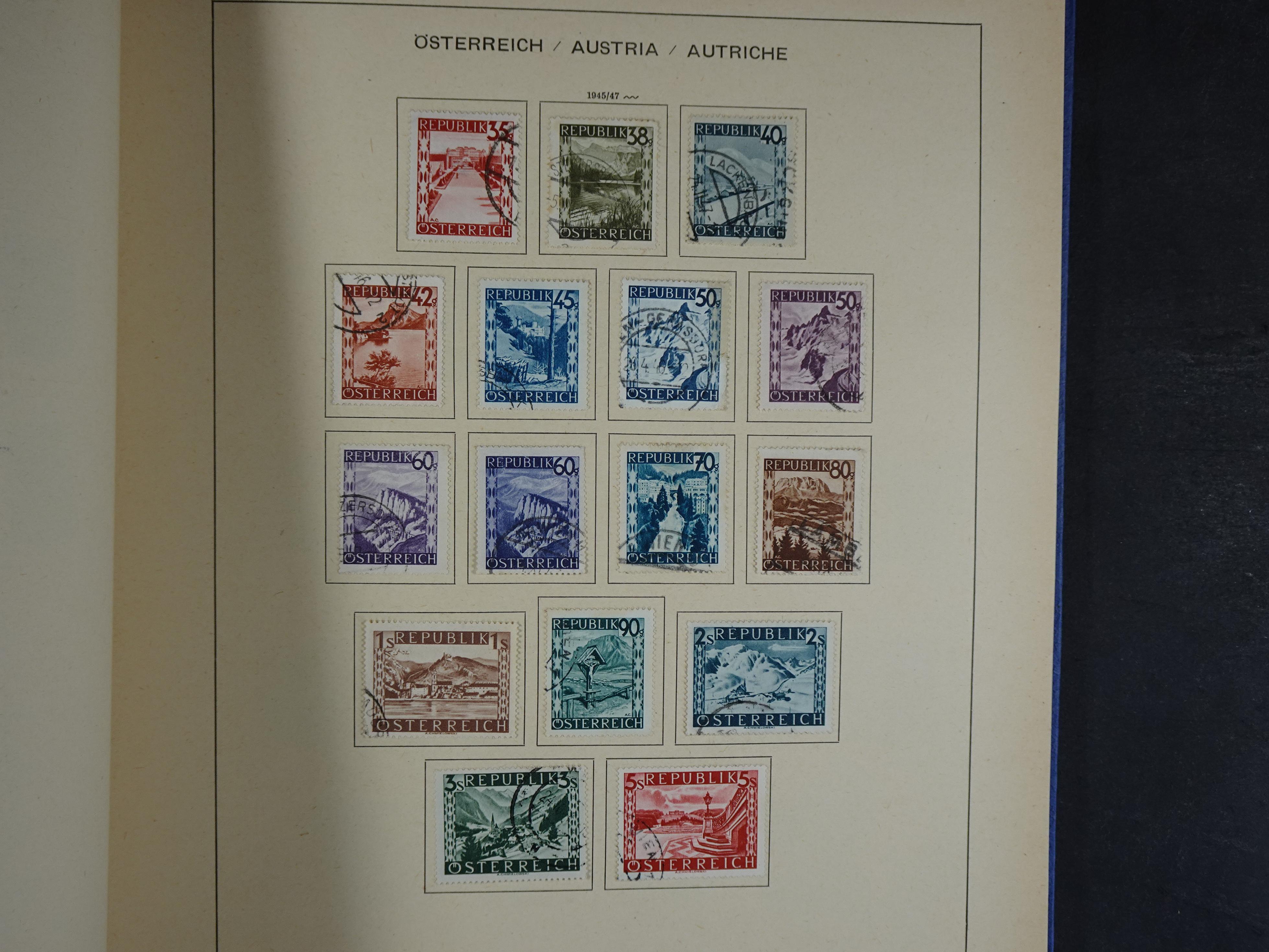 Nette verzameling in Schaubek album.
Bevat ook wat back of the book. 41