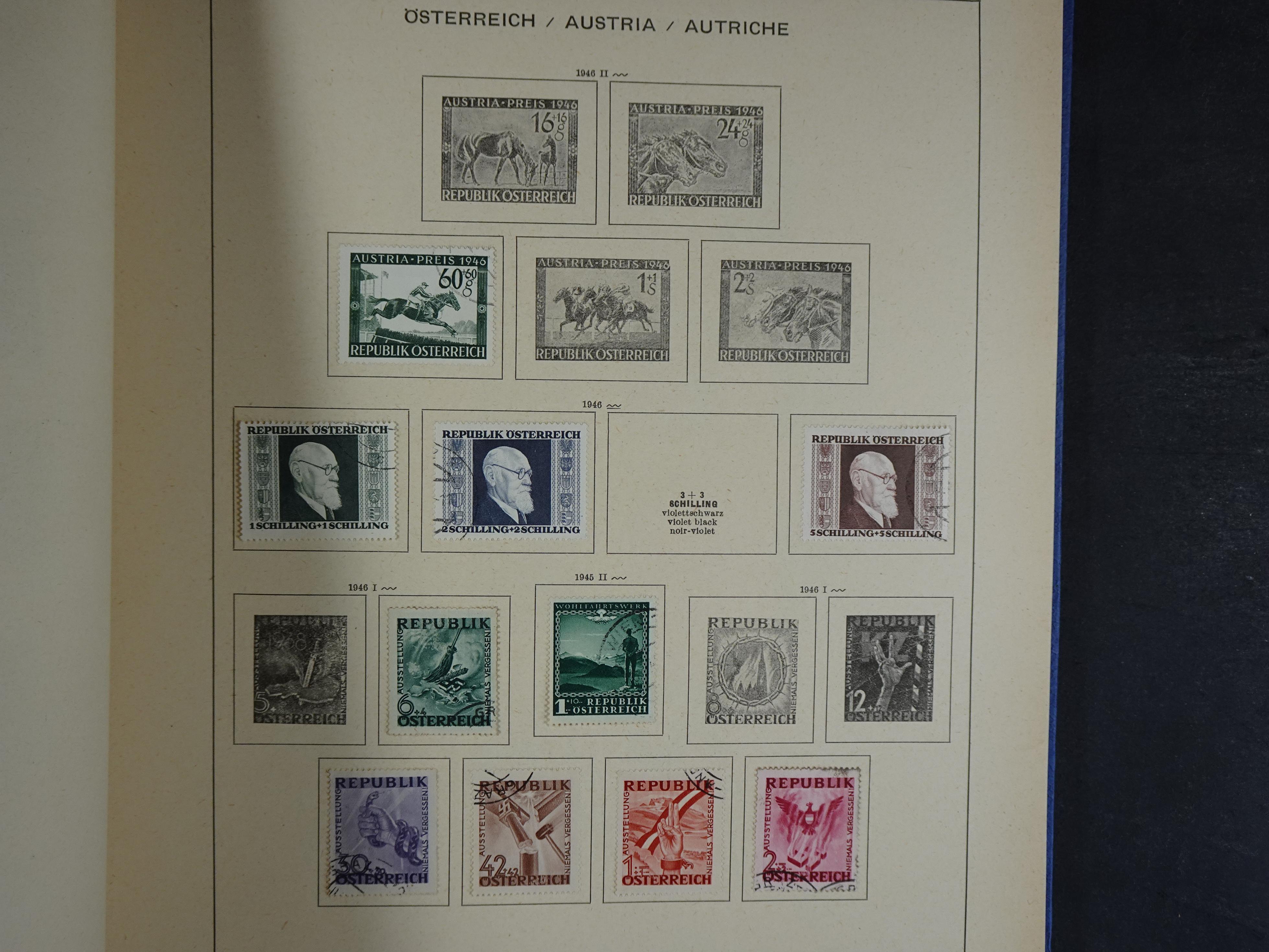 Nette verzameling in Schaubek album.
Bevat ook wat back of the book. 42