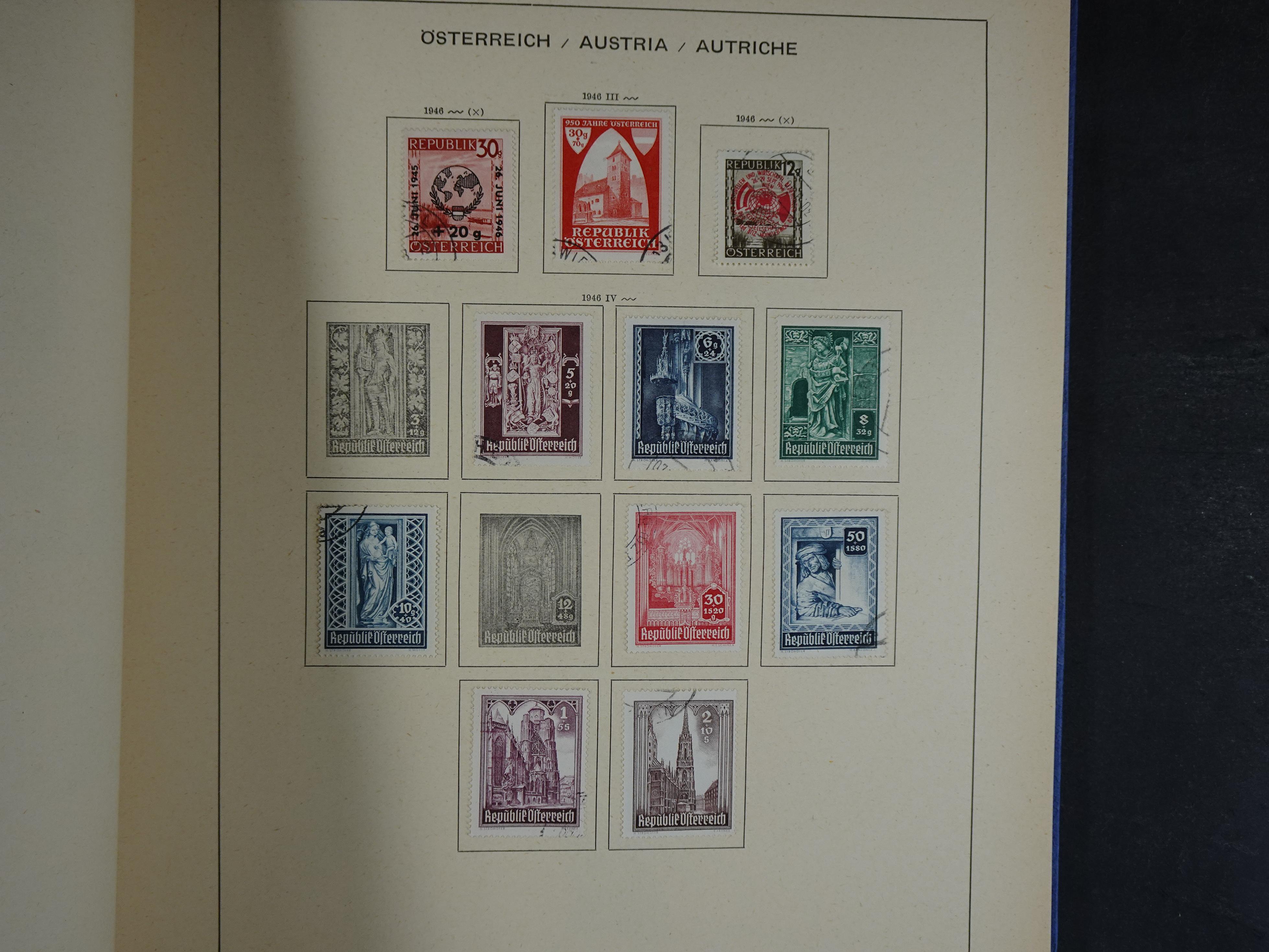 Nette verzameling in Schaubek album.
Bevat ook wat back of the book. 43