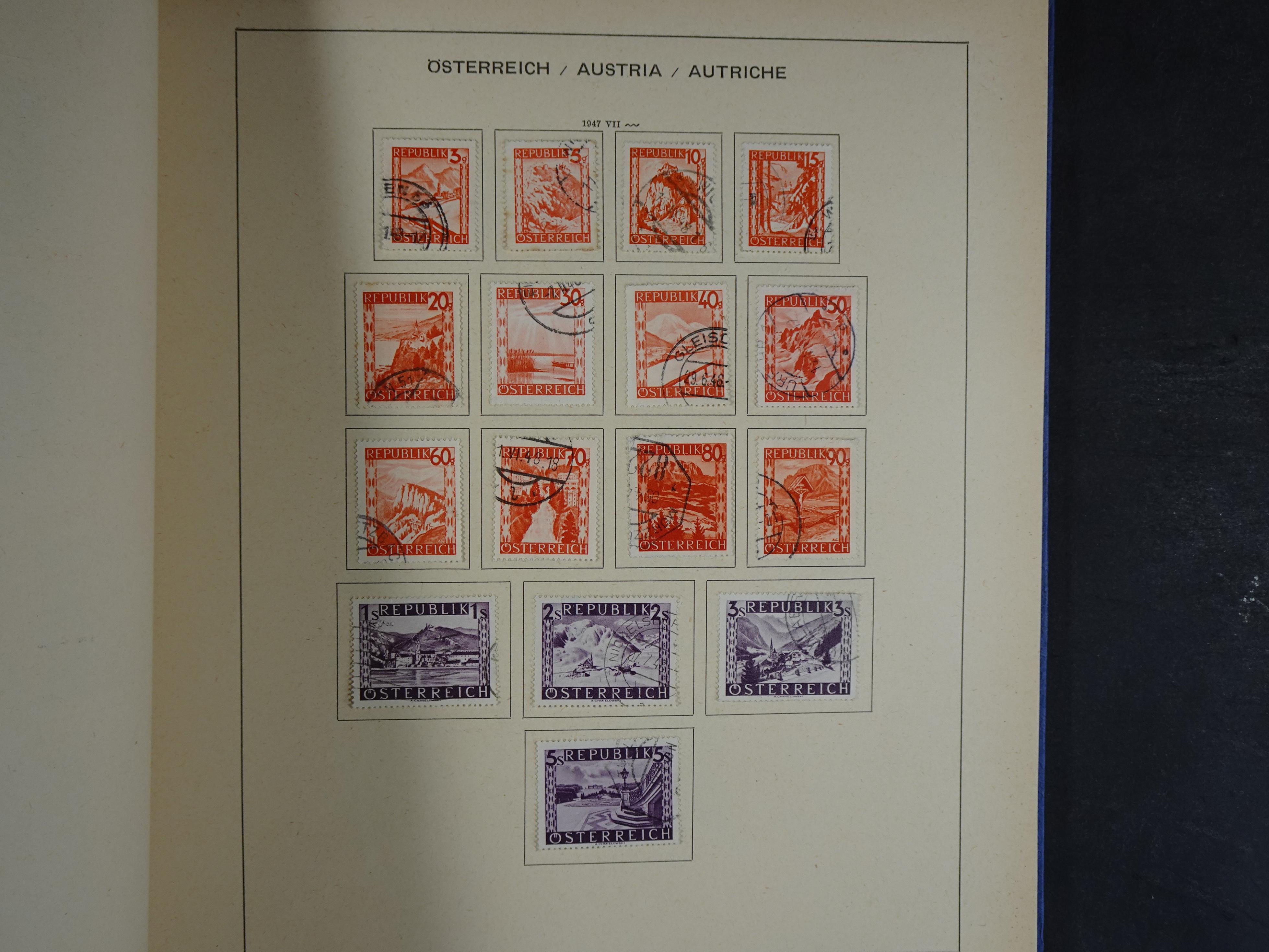 Nette verzameling in Schaubek album.
Bevat ook wat back of the book. 47