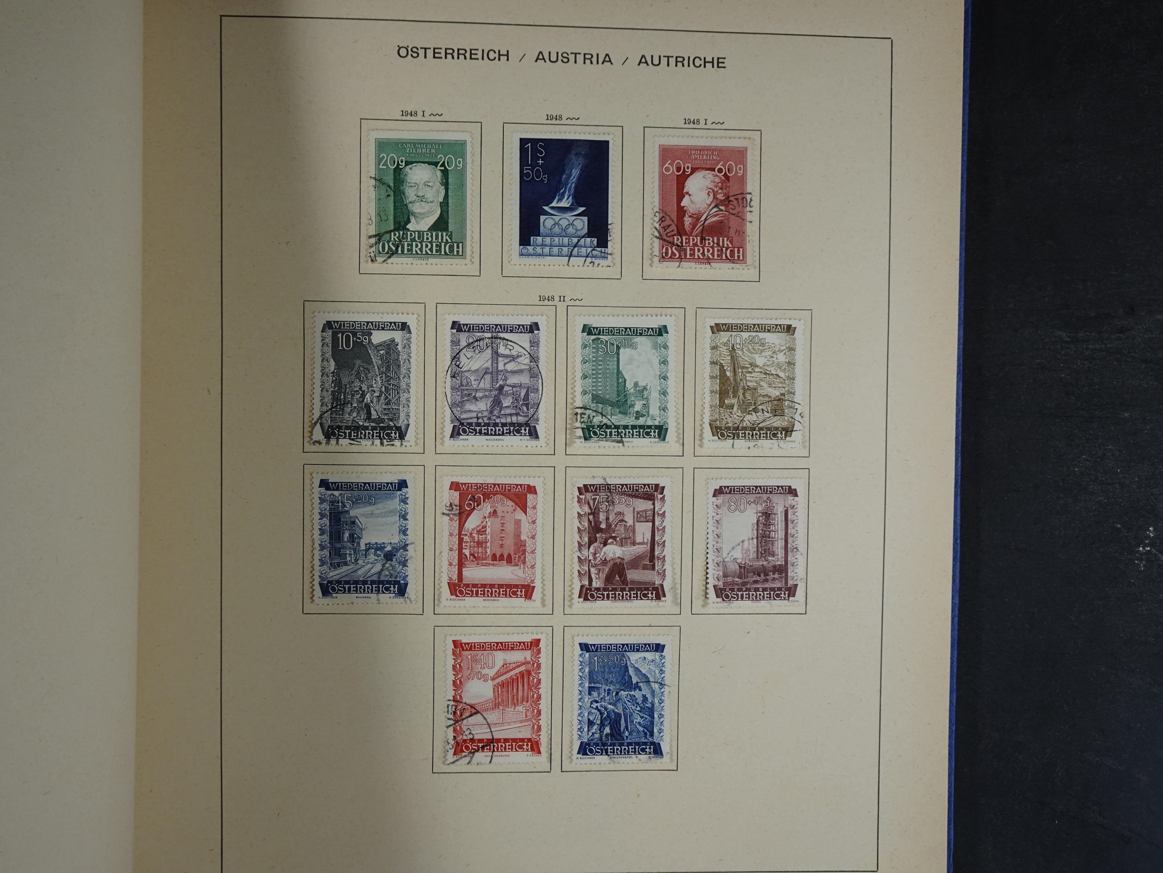 Nette verzameling in Schaubek album.
Bevat ook wat back of the book. 48