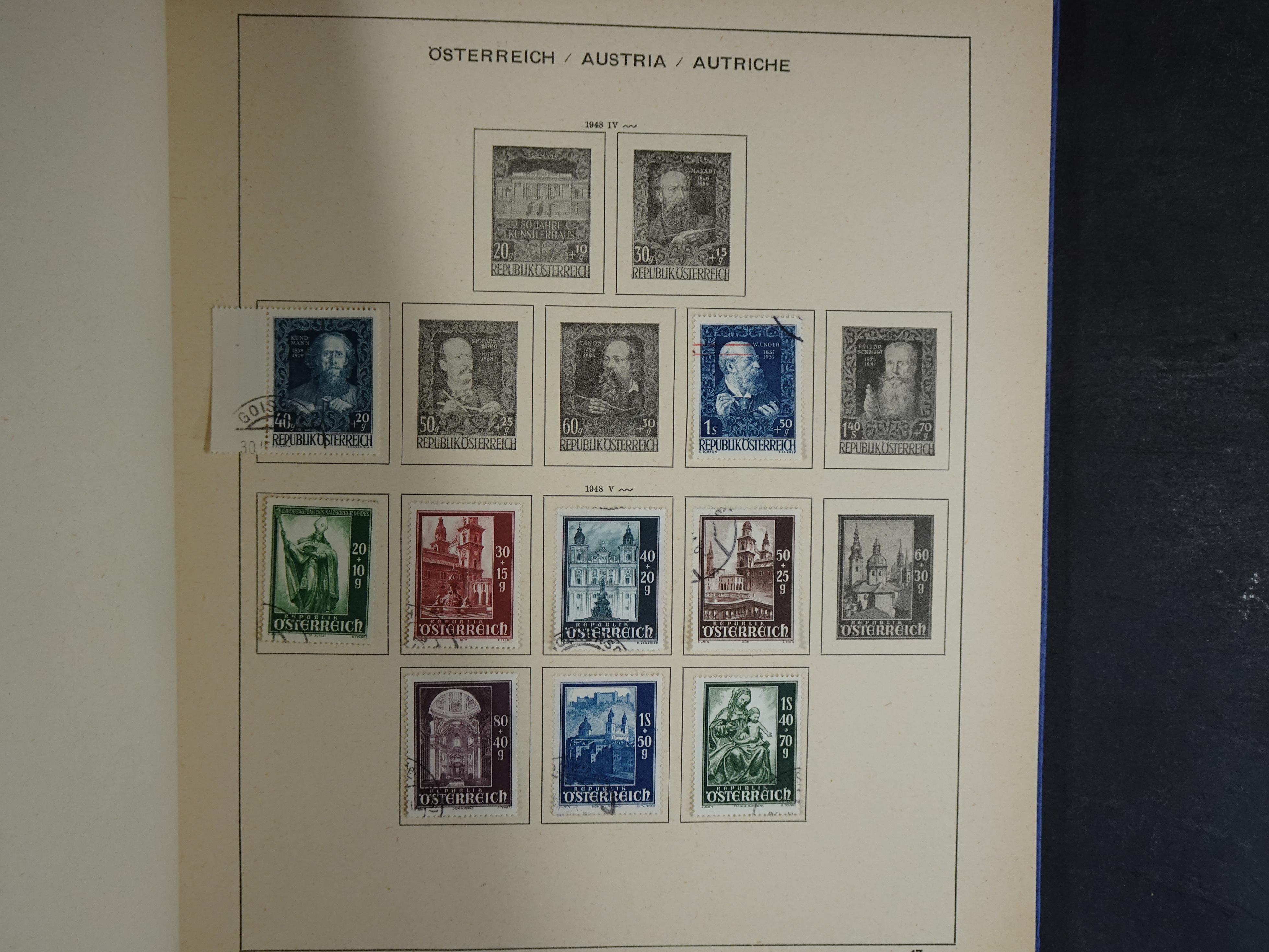 Nette verzameling in Schaubek album.
Bevat ook wat back of the book. 50