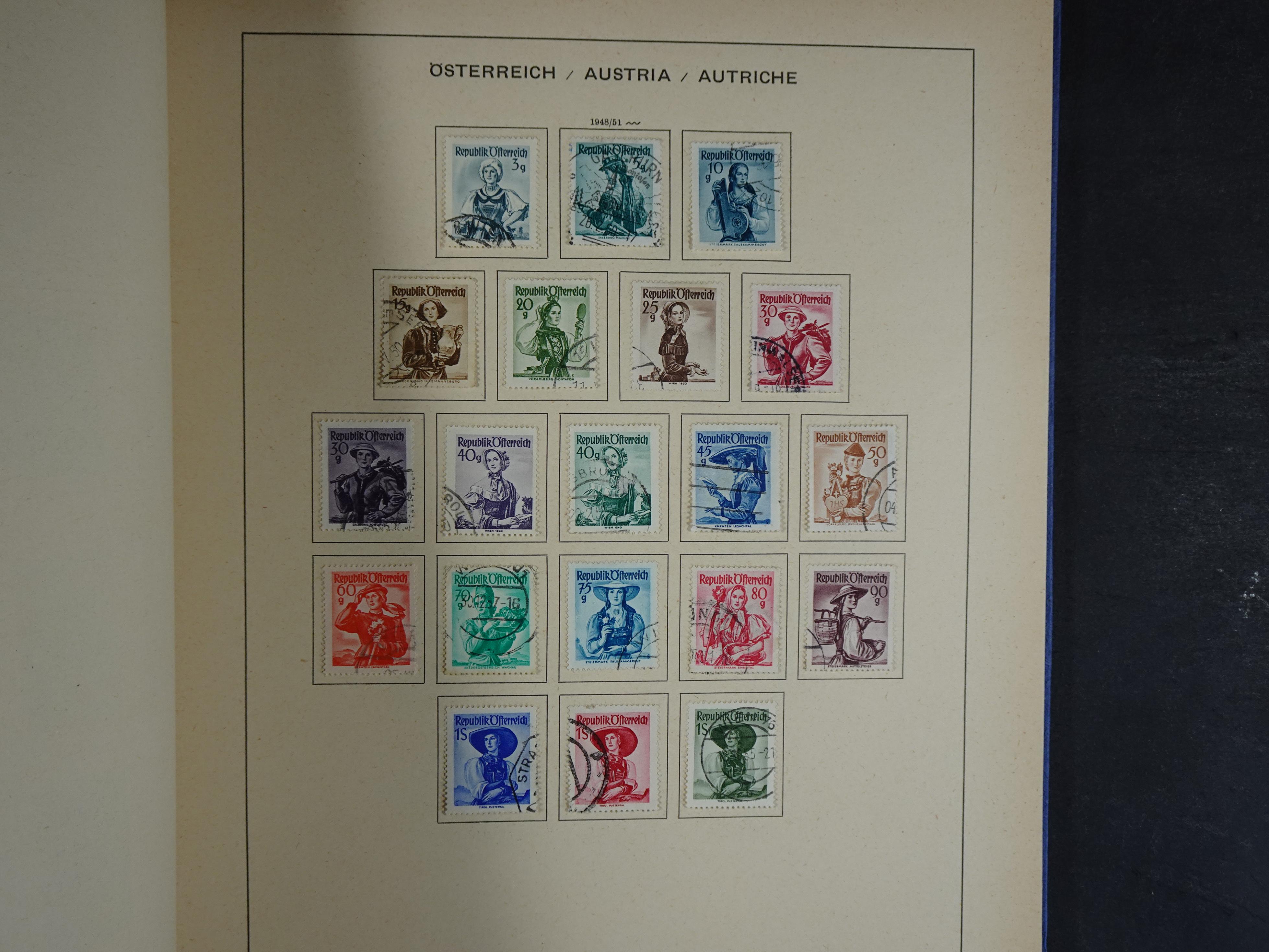 Nette verzameling in Schaubek album.
Bevat ook wat back of the book. 51