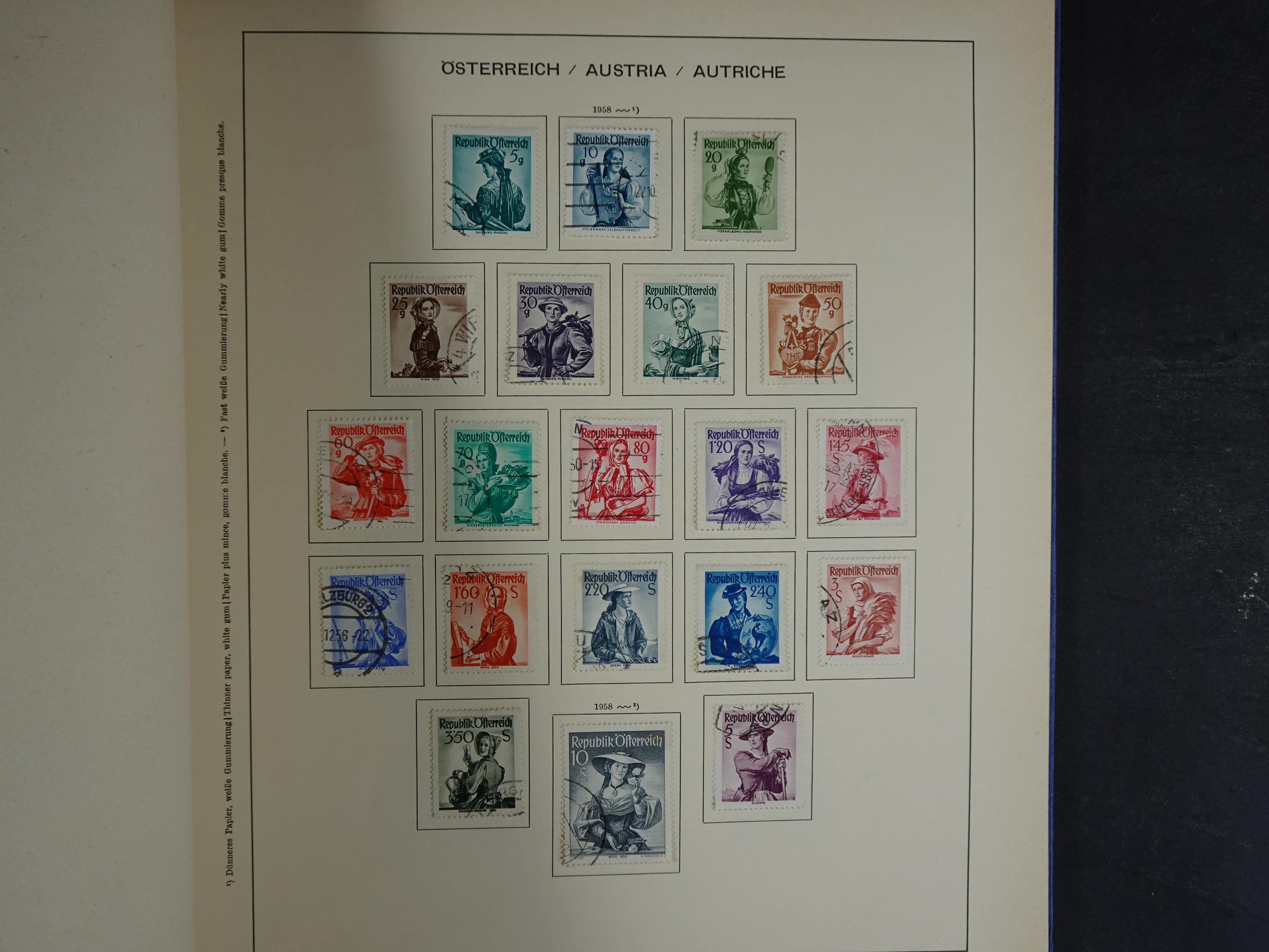 Nette verzameling in Schaubek album.
Bevat ook wat back of the book. 53