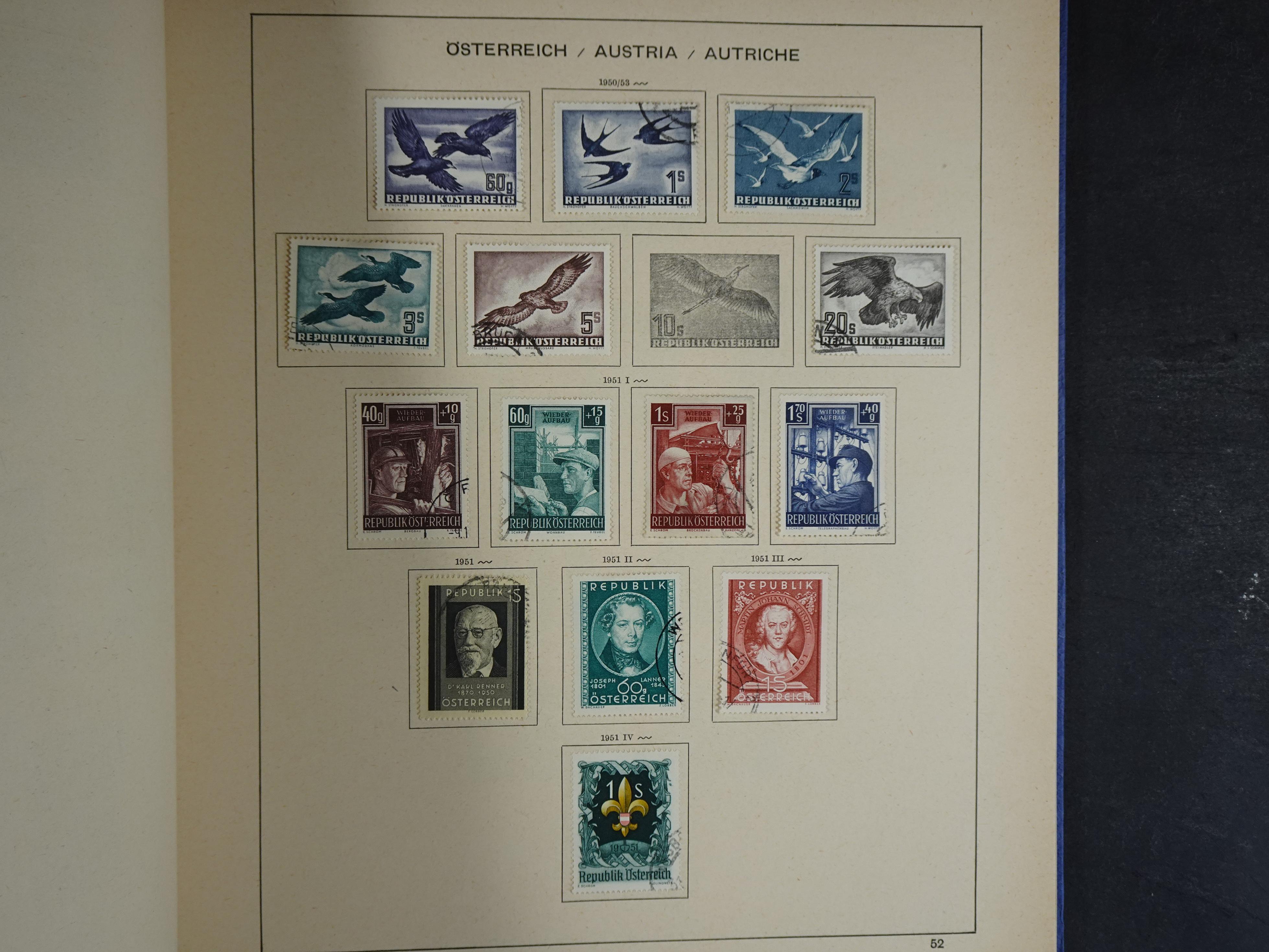 Nette verzameling in Schaubek album.
Bevat ook wat back of the book. 56