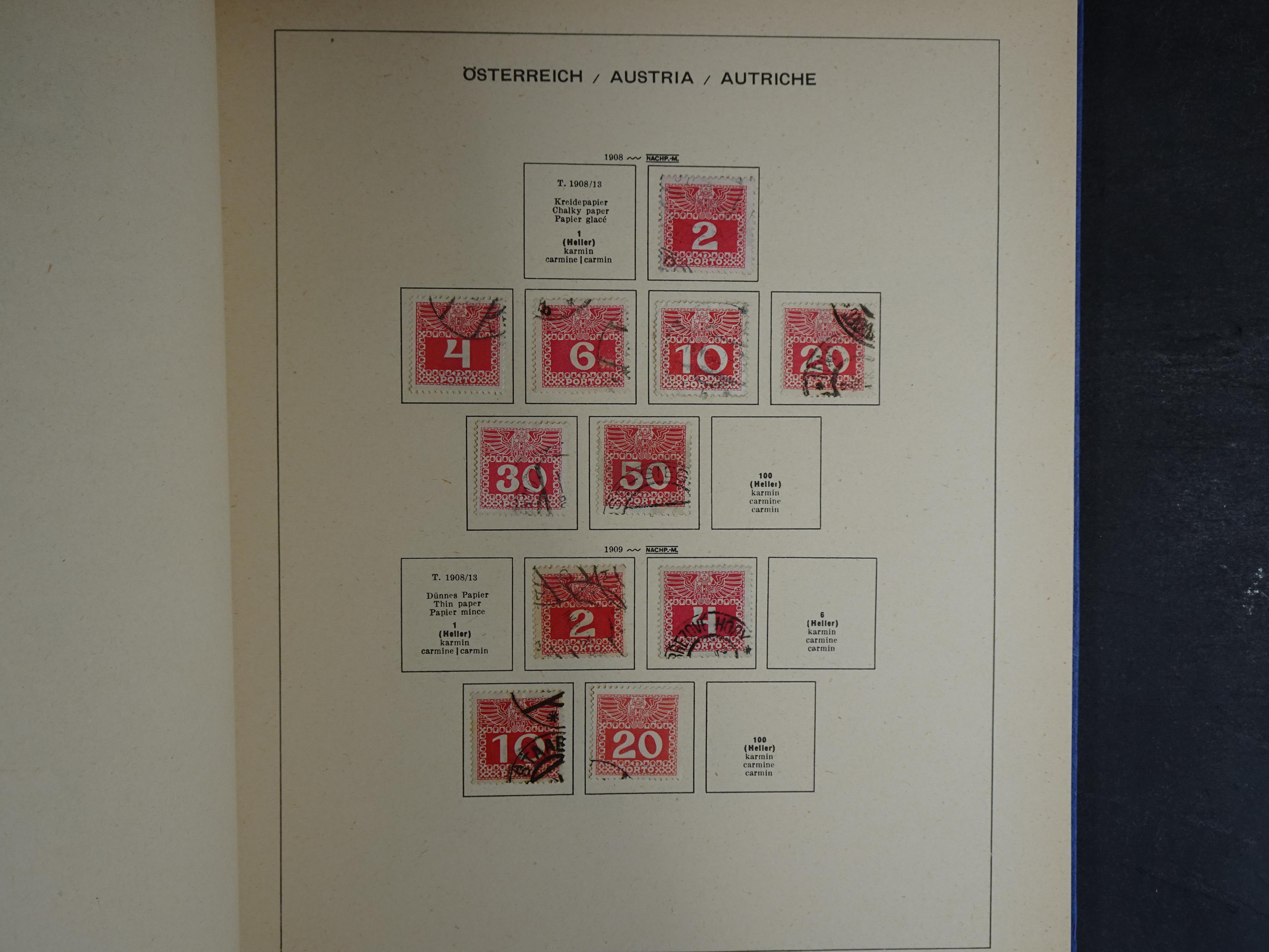 Nette verzameling in Schaubek album.
Bevat ook wat back of the book. 67