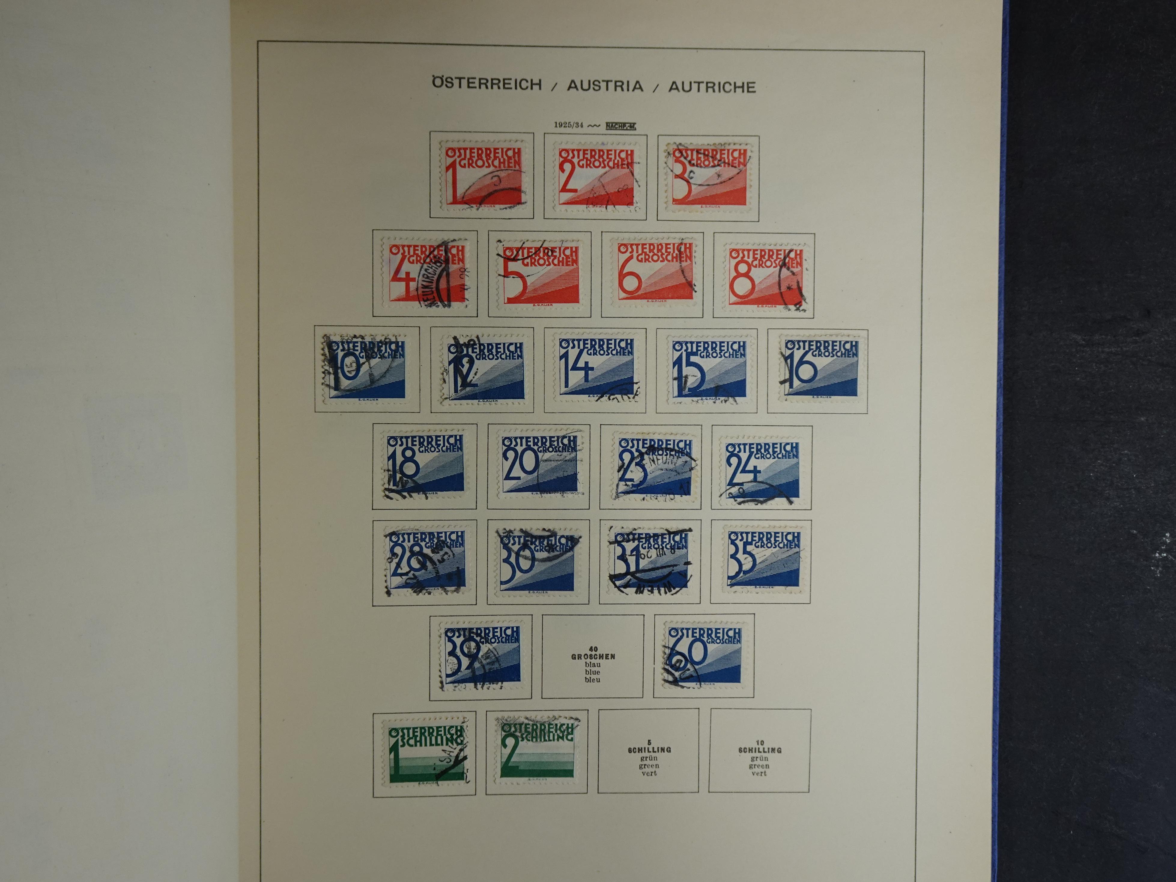 Nette verzameling in Schaubek album.
Bevat ook wat back of the book. 73