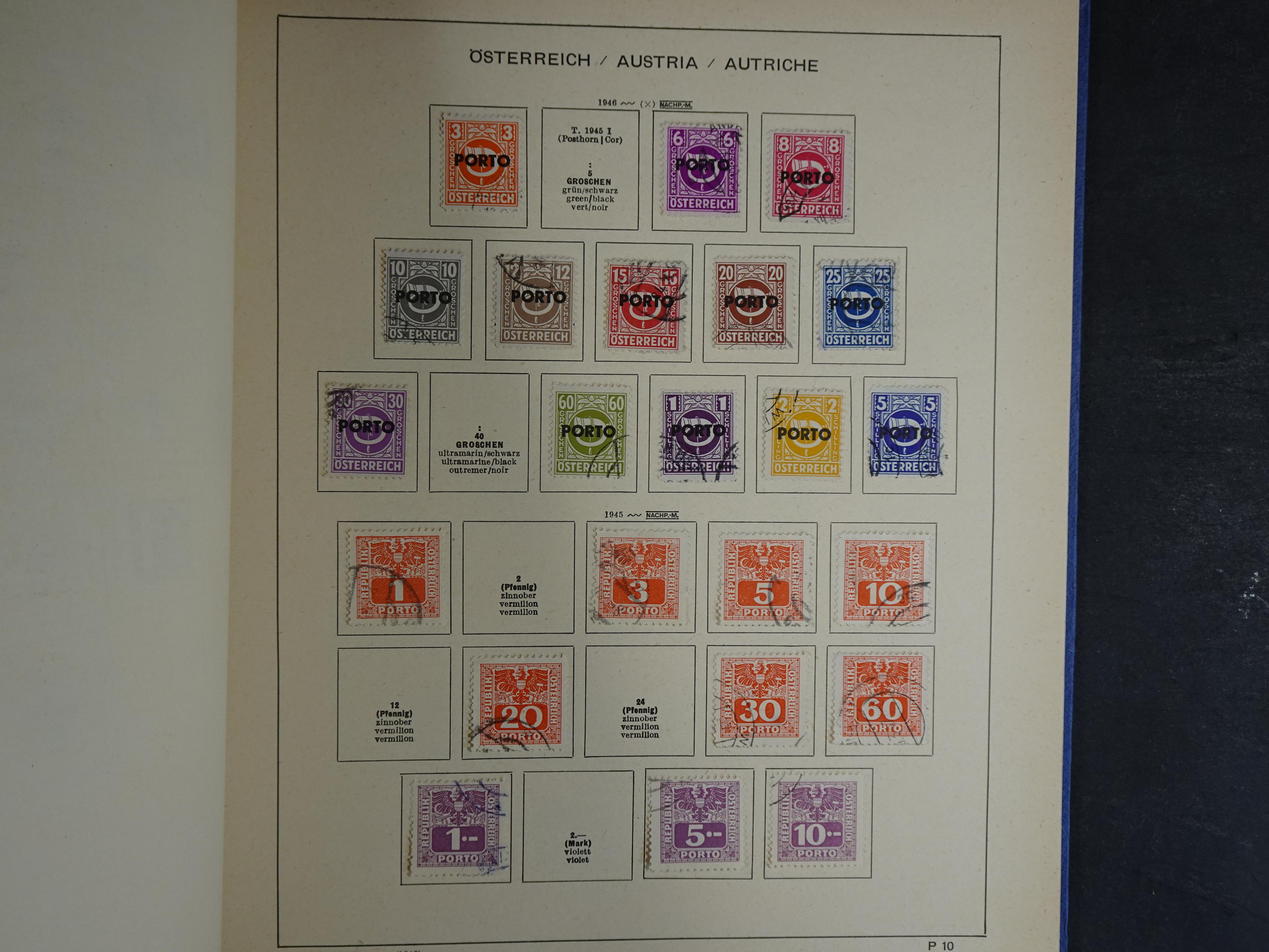 Nette verzameling in Schaubek album.
Bevat ook wat back of the book. 75