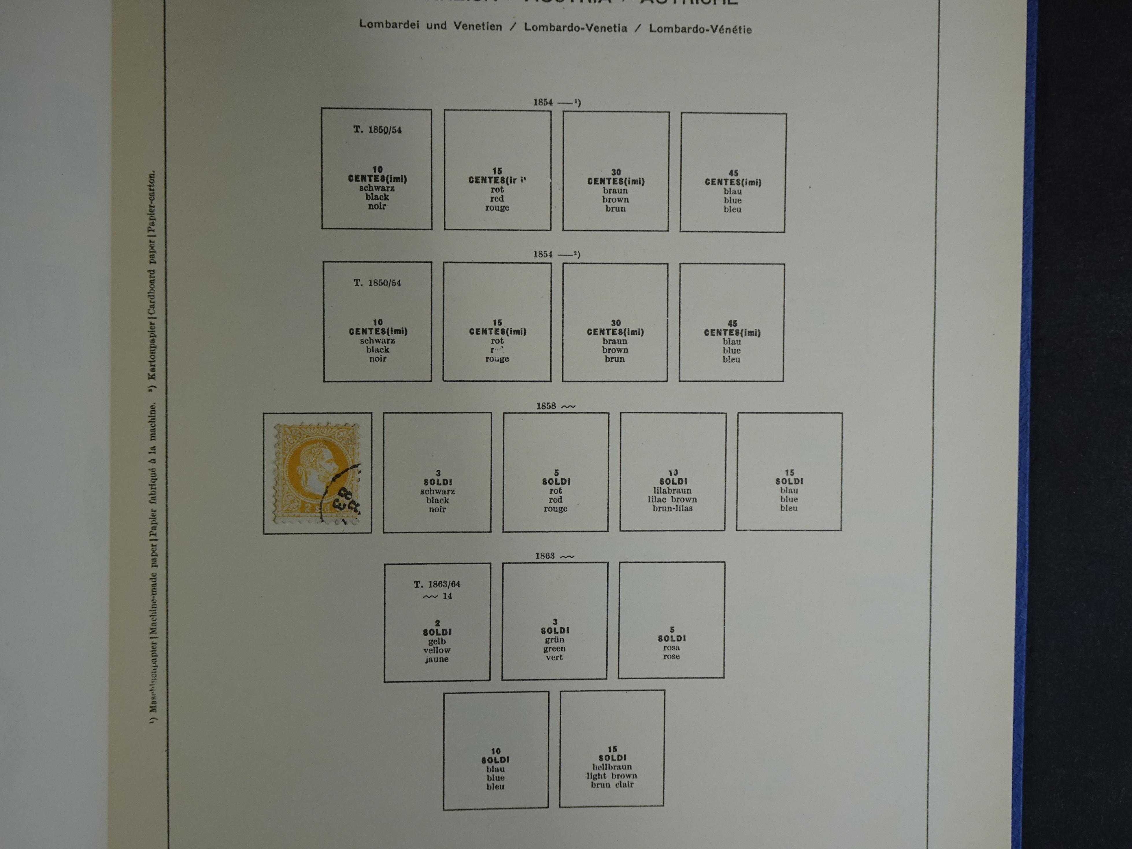 Nette verzameling in Schaubek album.
Bevat ook wat back of the book. 80