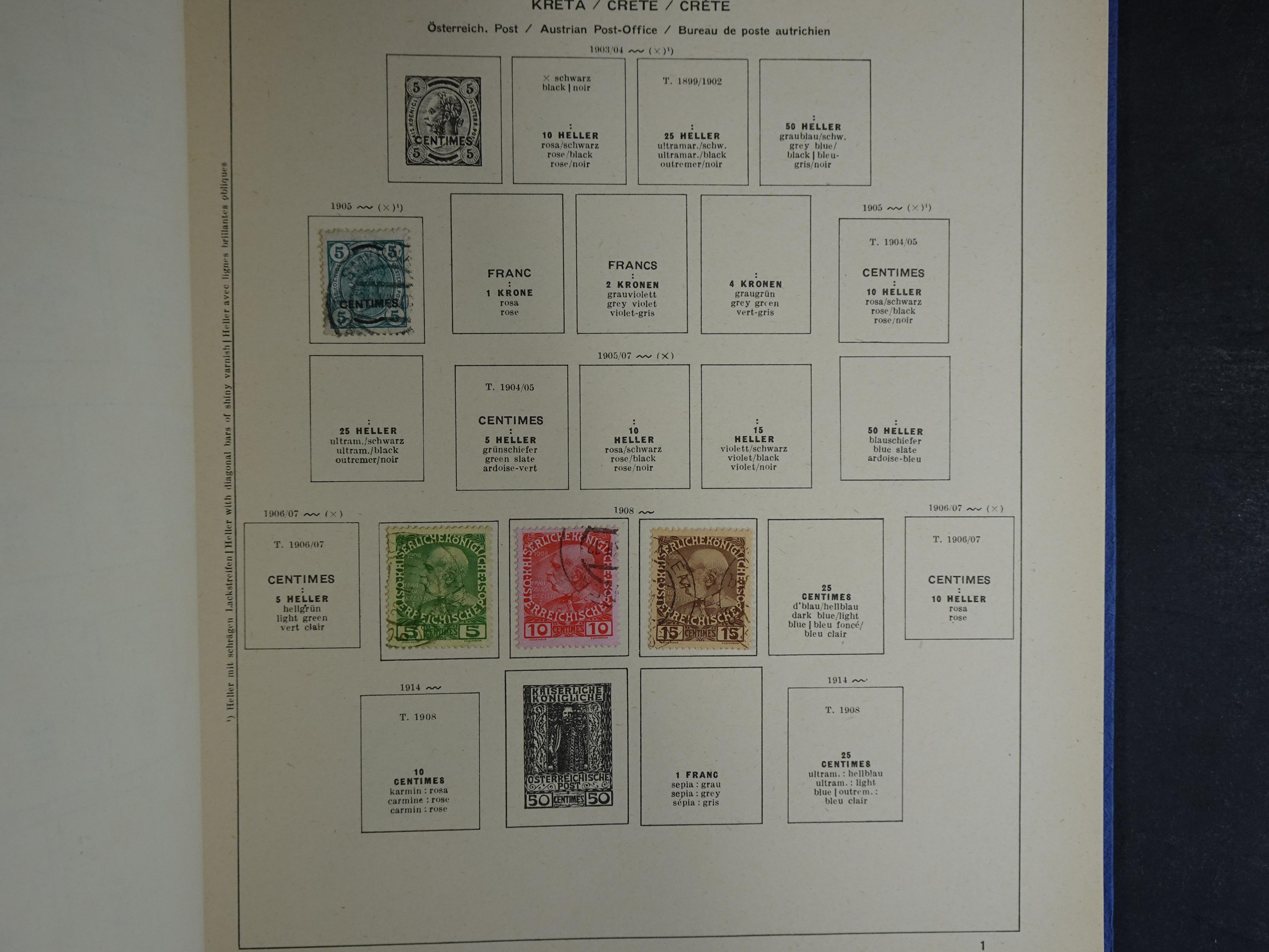 Nette verzameling in Schaubek album.
Bevat ook wat back of the book. 81