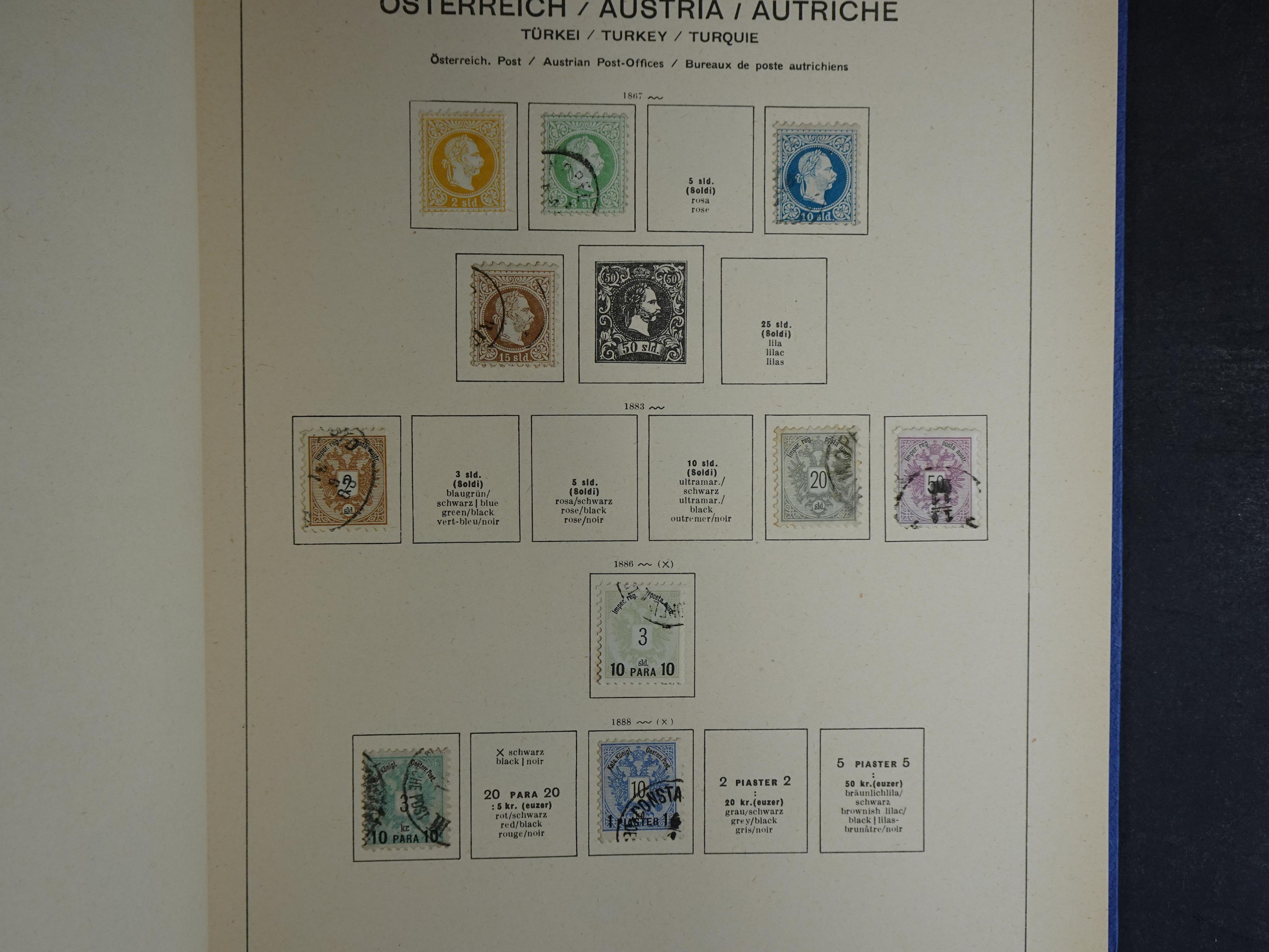 Nette verzameling in Schaubek album.
Bevat ook wat back of the book. 82