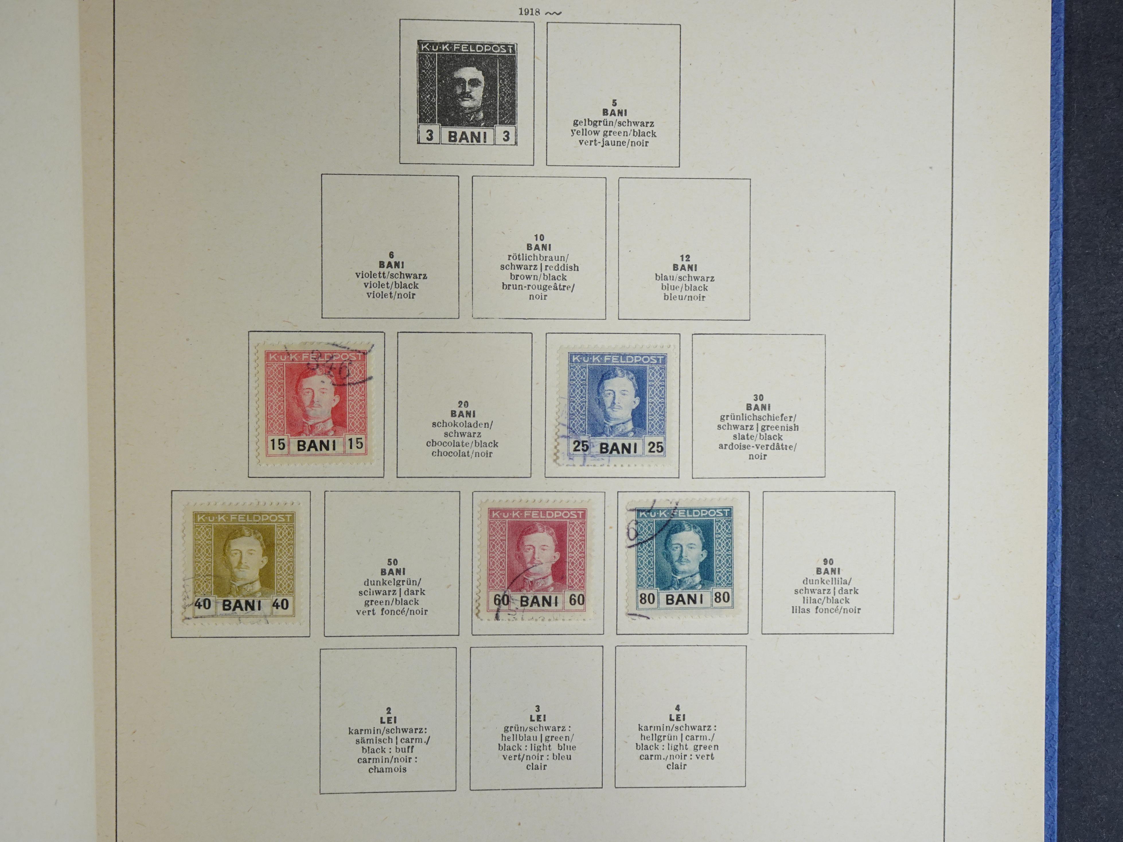 Nette verzameling in Schaubek album.
Bevat ook wat back of the book. 92