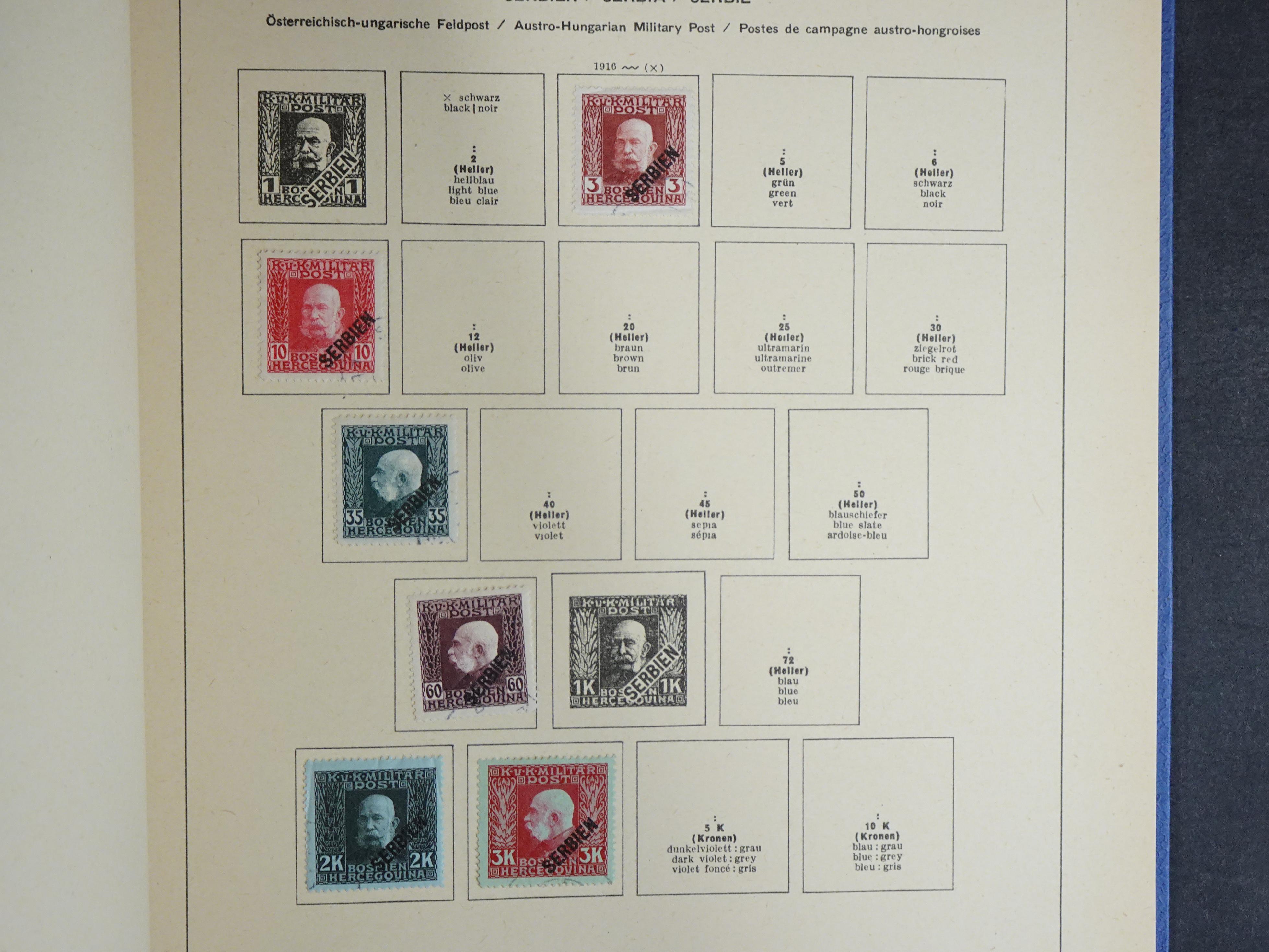 Nette verzameling in Schaubek album.
Bevat ook wat back of the book. 93