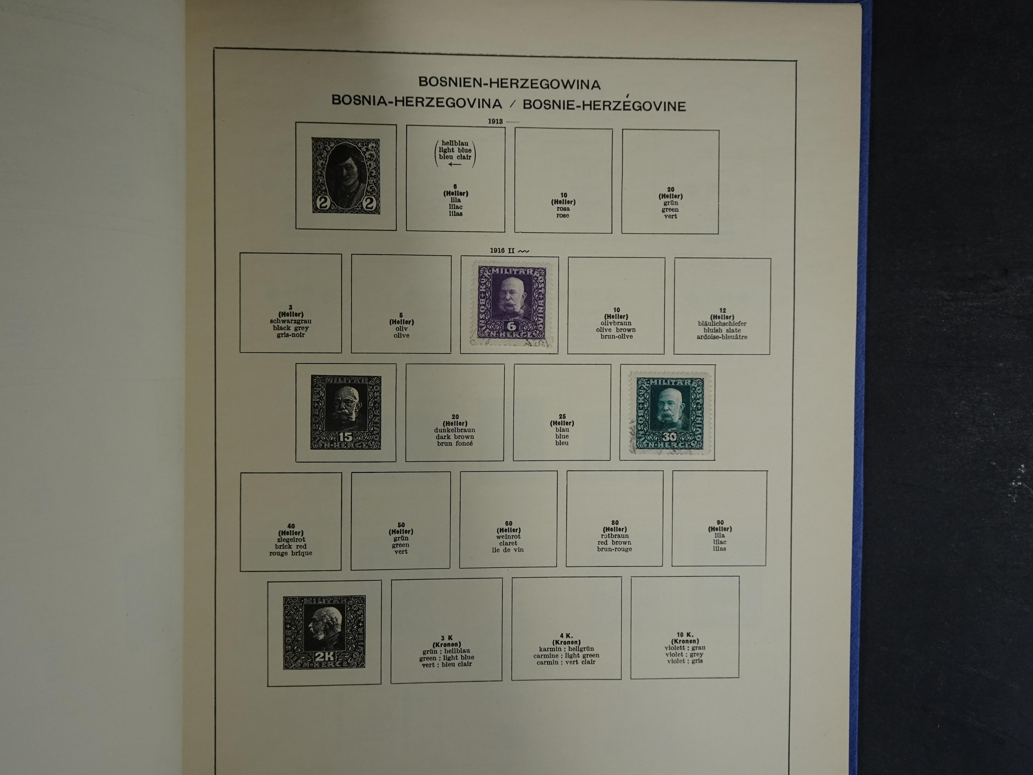 Nette verzameling in Schaubek album.
Bevat ook wat back of the book. 99