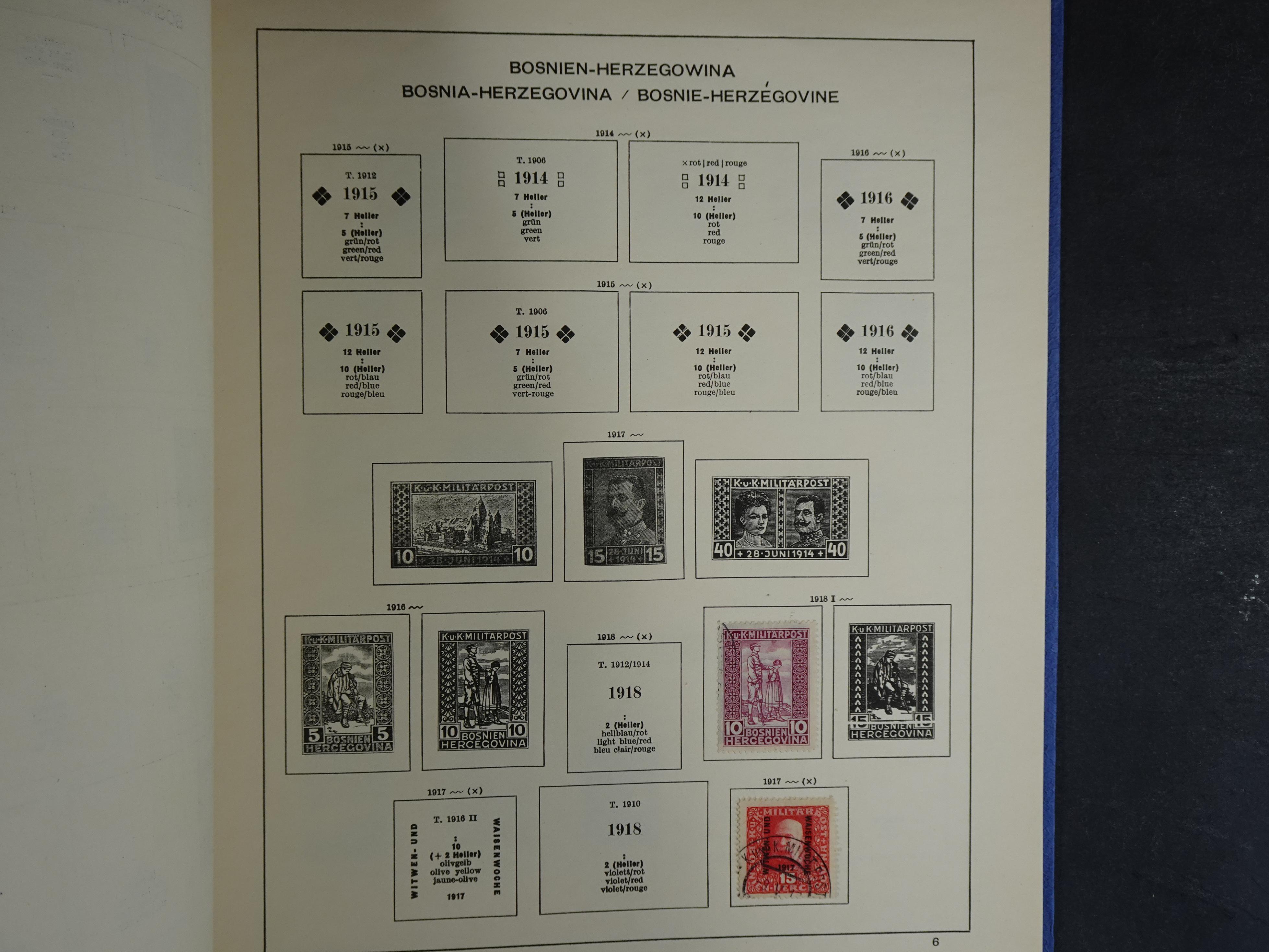 Nette verzameling in Schaubek album.
Bevat ook wat back of the book. 100