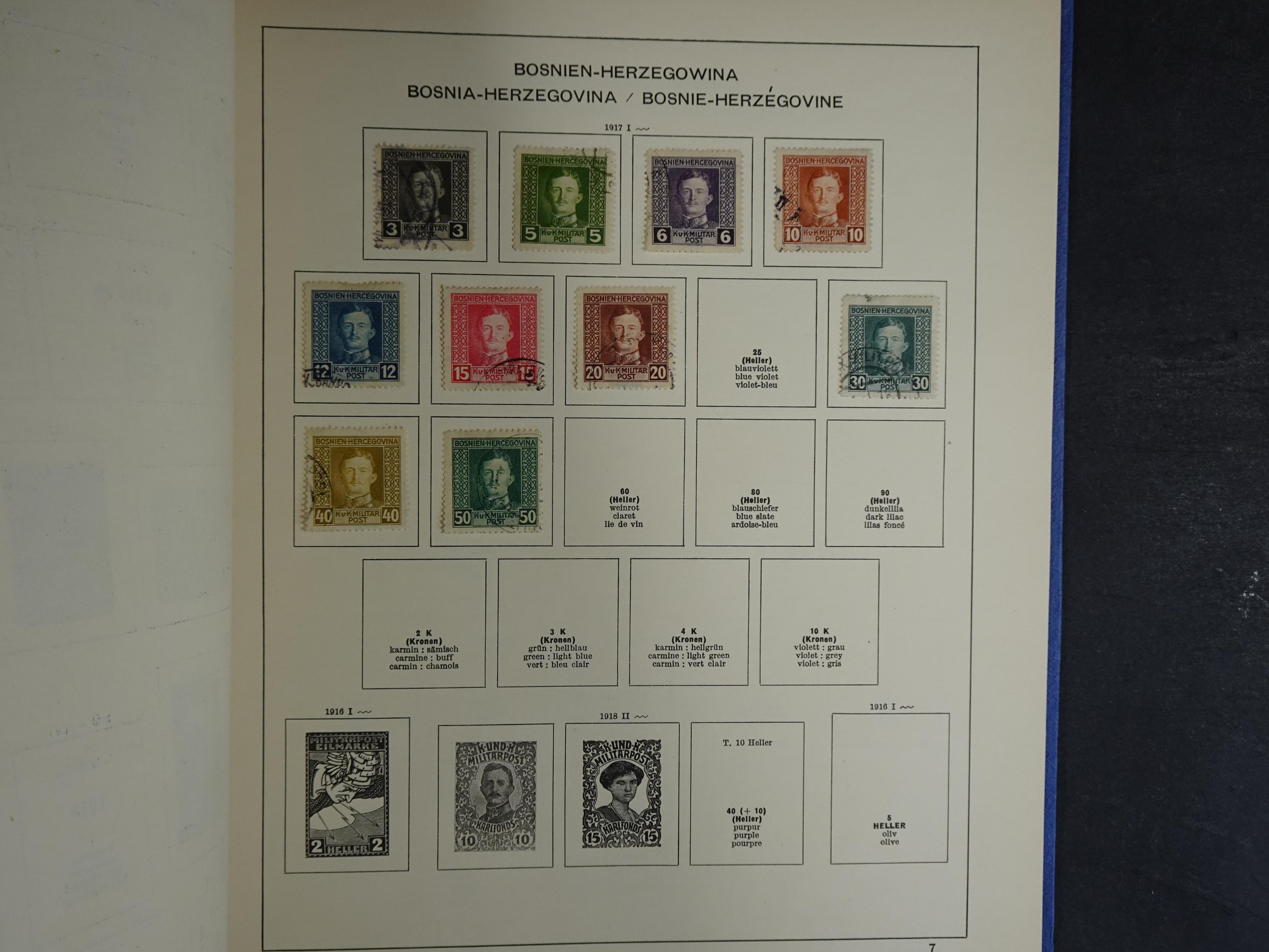 Nette verzameling in Schaubek album.
Bevat ook wat back of the book. 101