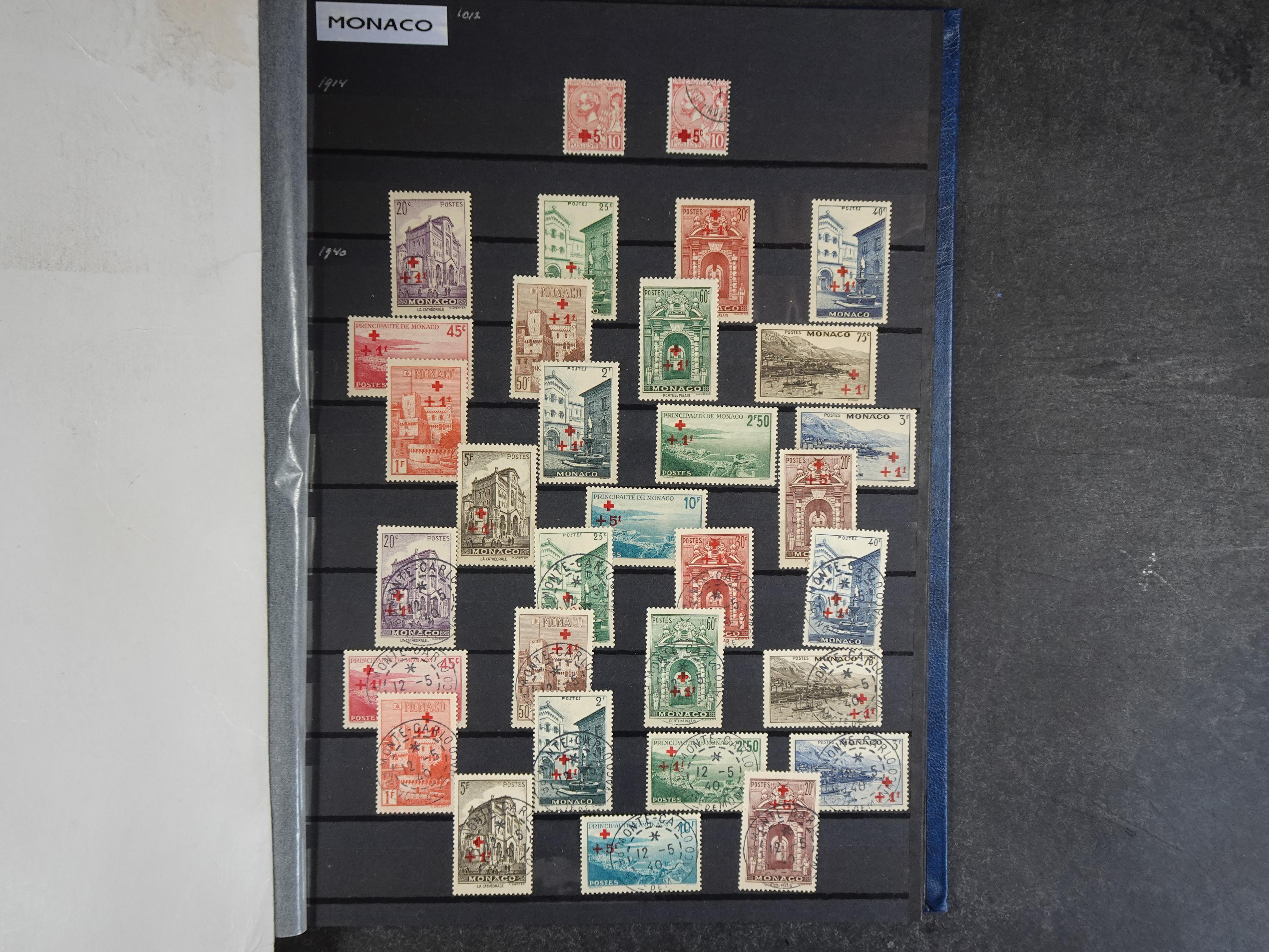 Mooie verzameling met beter materiaal onder andere Albanië, België, Frankrijk, Monaco, etc.
Veelal dubbel aanwezig.
Flinke cat. waarde. 51
