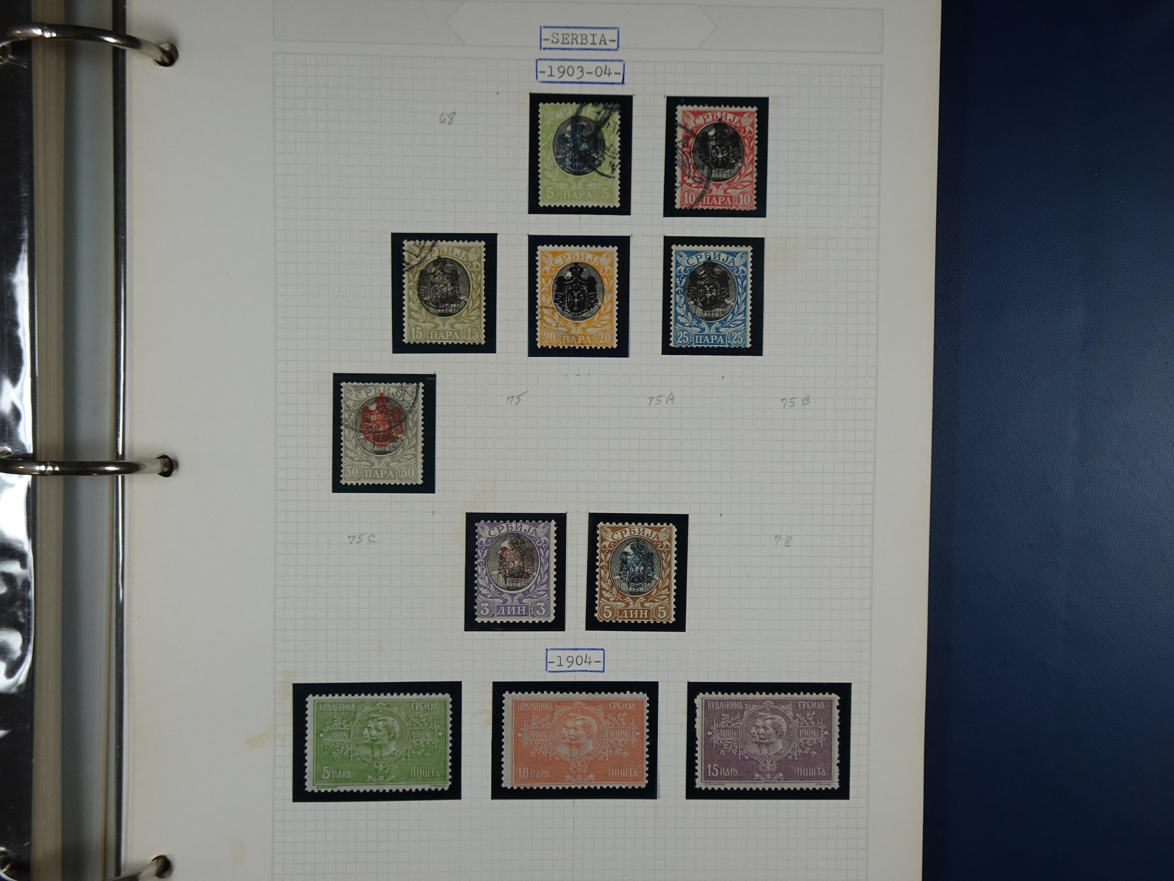 Mooie rest verzameling 1866 - 1944 incl. gebieden. 105