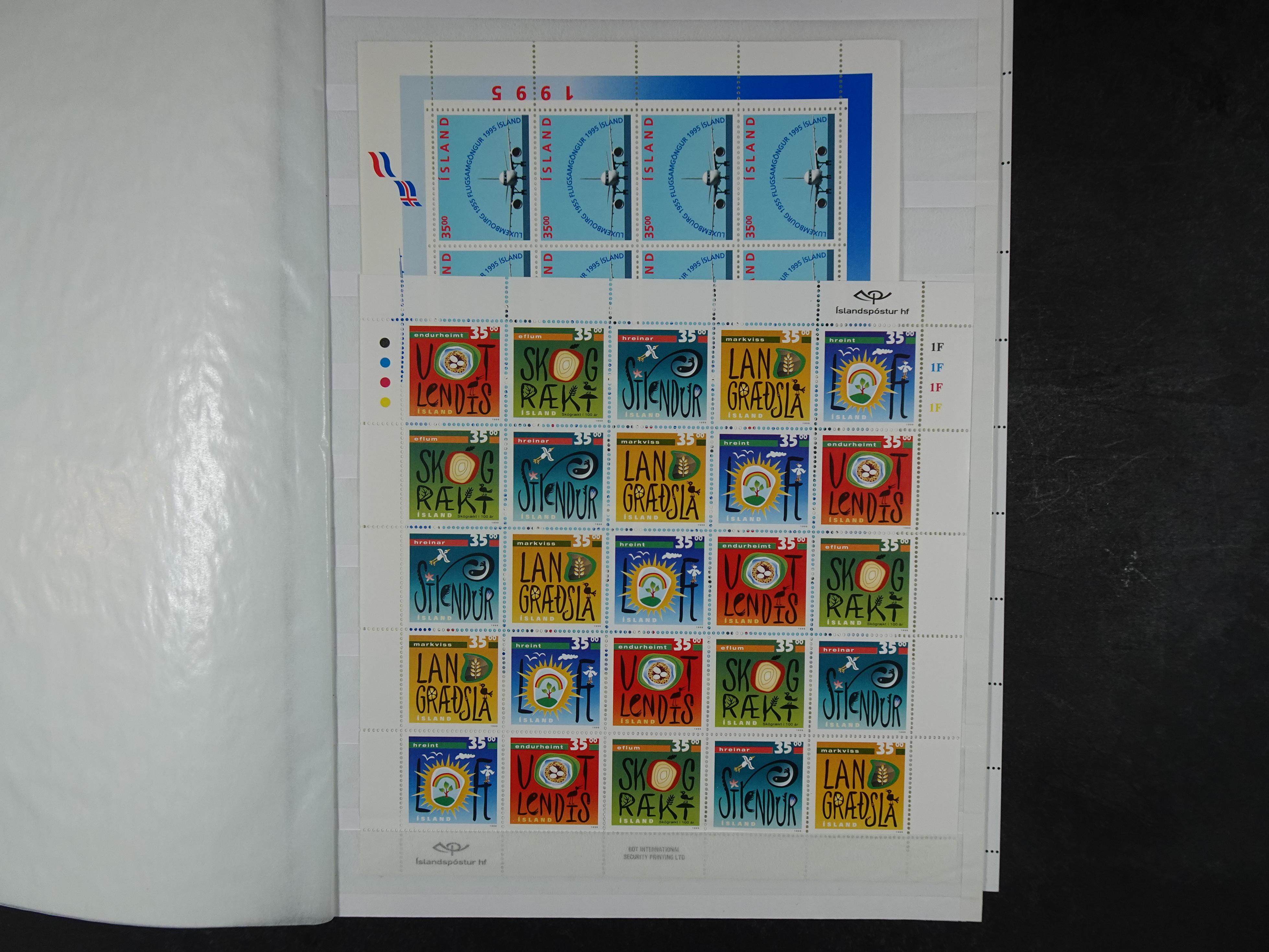 Kleinbogen t/m 2018, zeer hoge cat waarde.