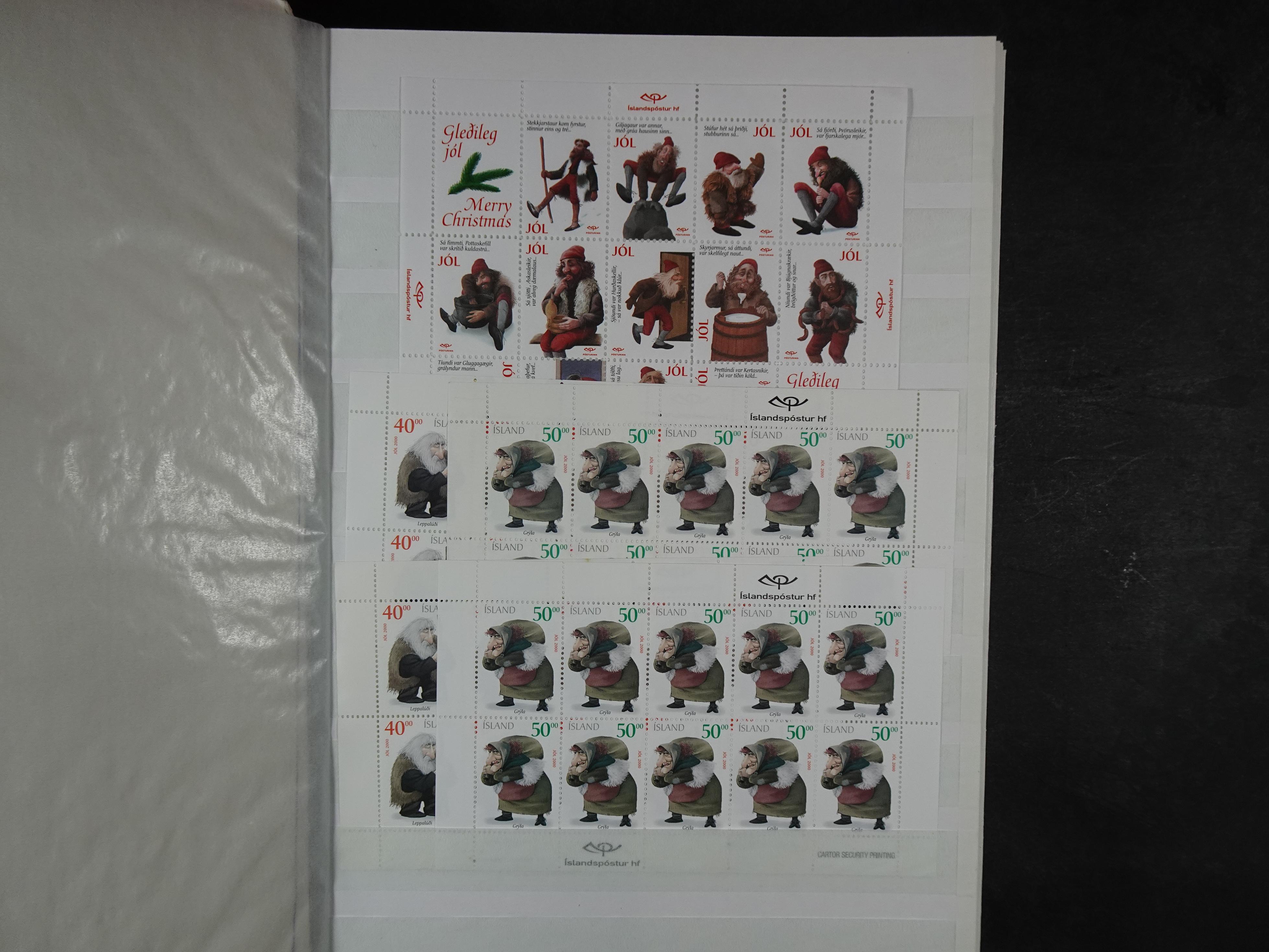 Kleinbogen t/m 2018, zeer hoge cat waarde. 3