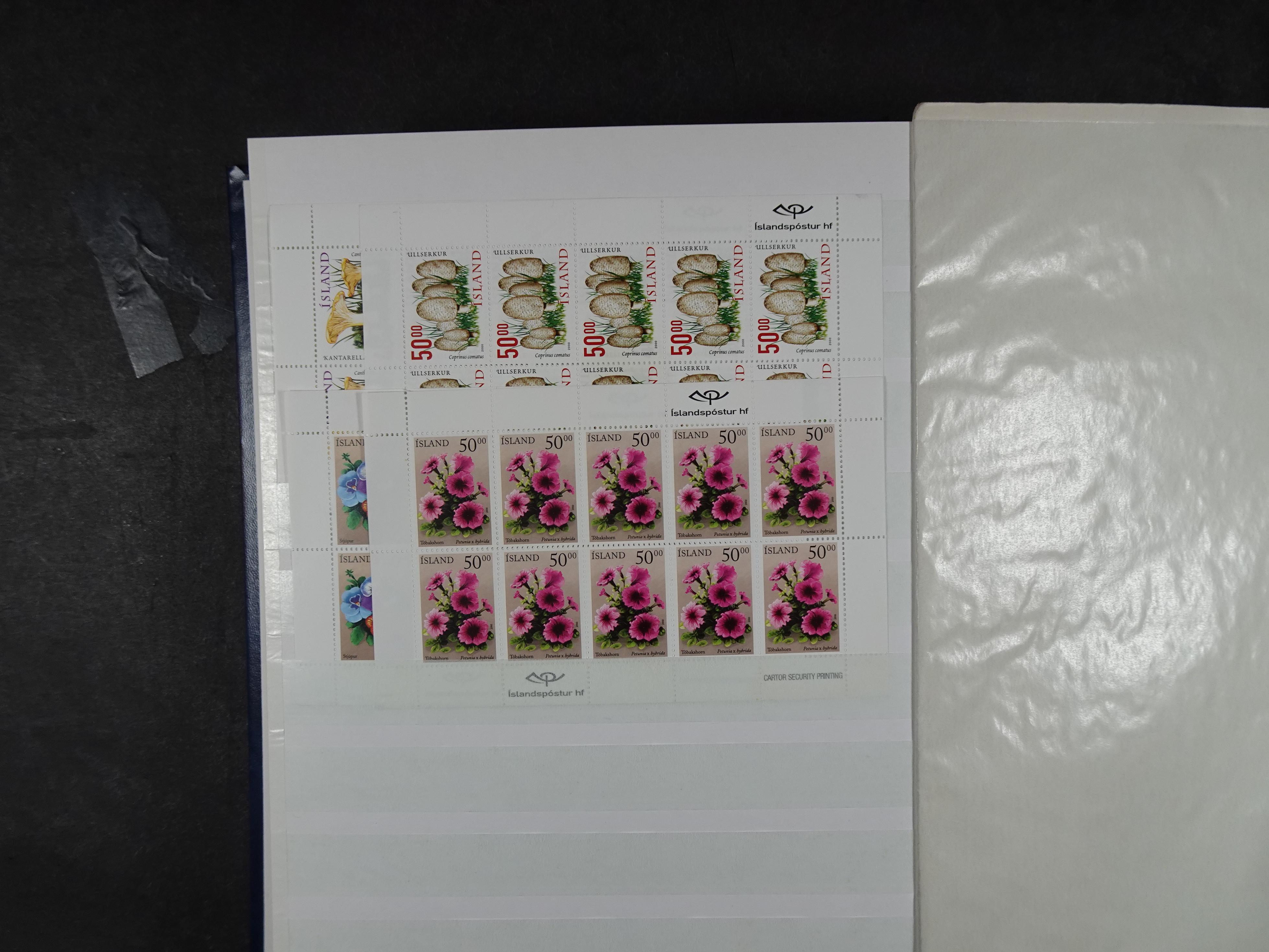 Kleinbogen t/m 2018, zeer hoge cat waarde. 4