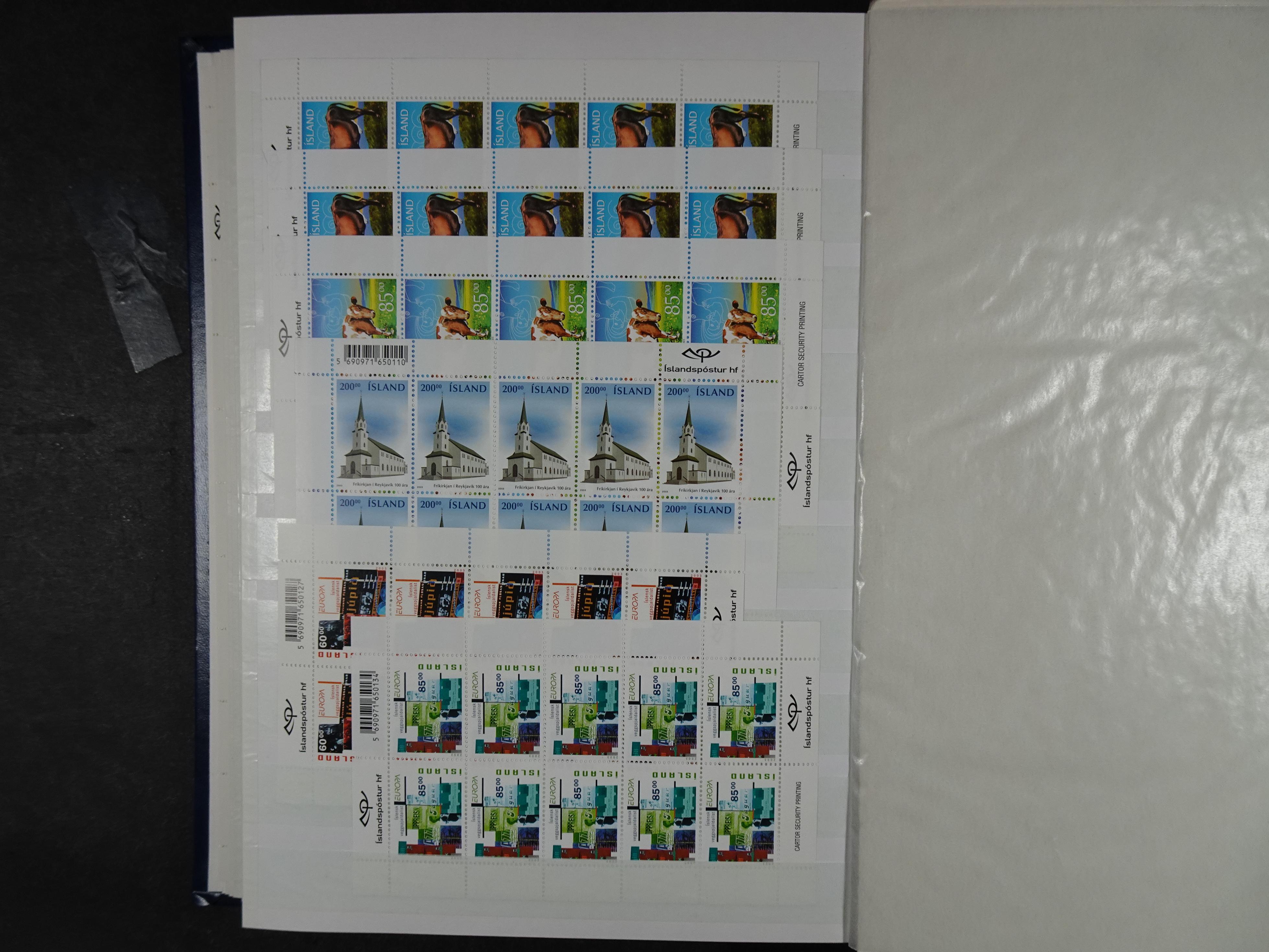 Kleinbogen t/m 2018, zeer hoge cat waarde. 12