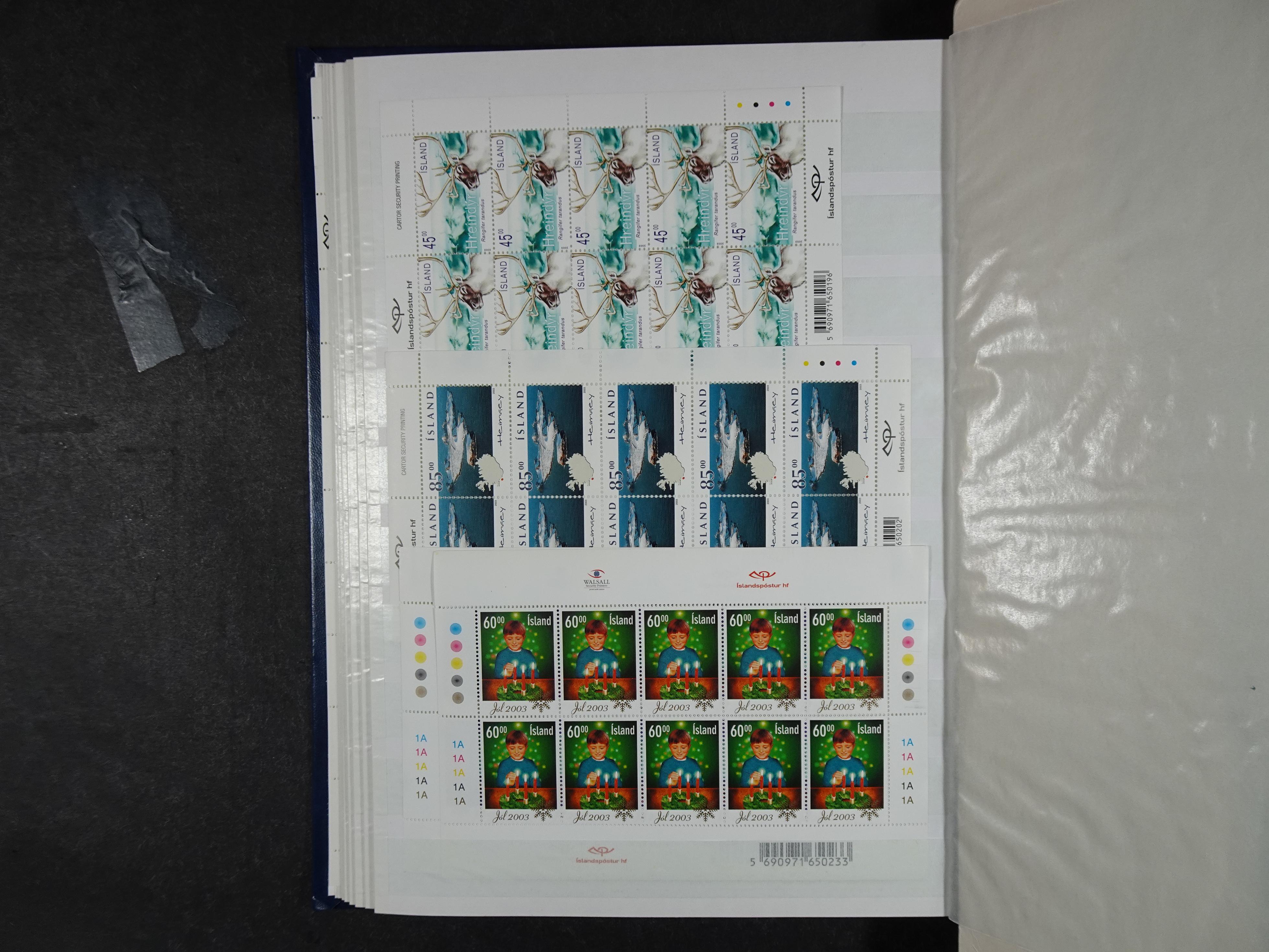 Kleinbogen t/m 2018, zeer hoge cat waarde. 15