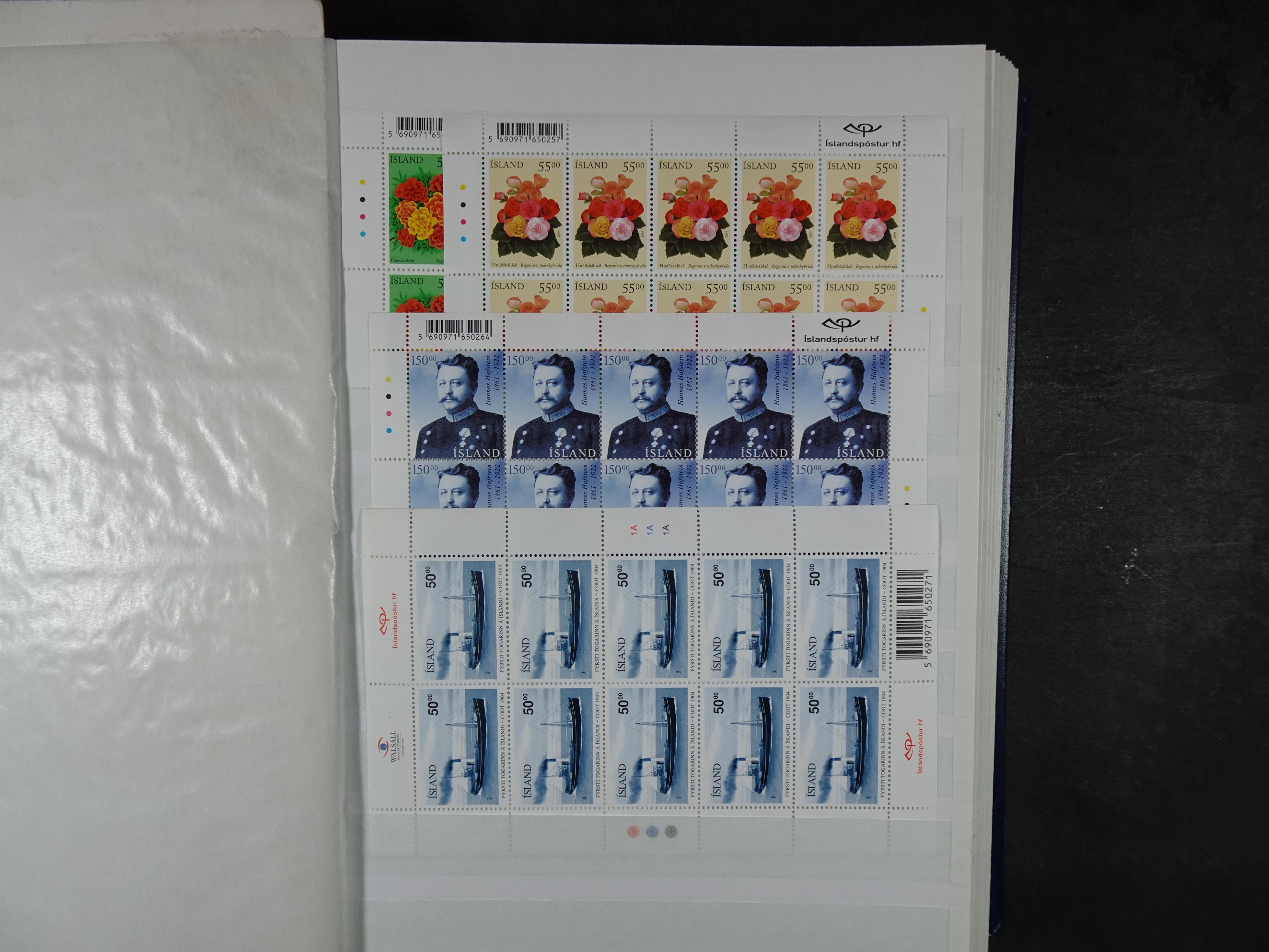 Kleinbogen t/m 2018, zeer hoge cat waarde. 16