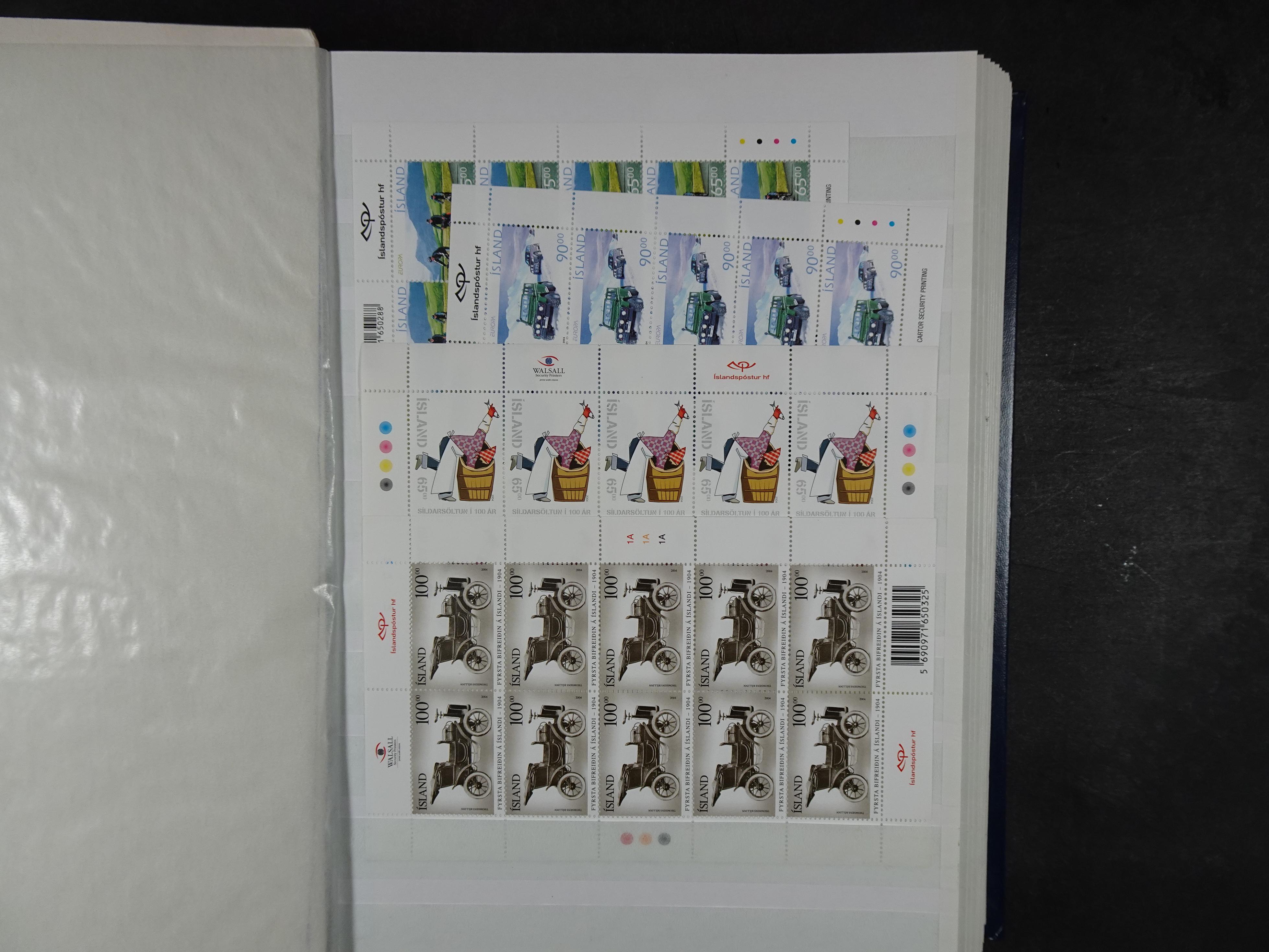 Kleinbogen t/m 2018, zeer hoge cat waarde. 18