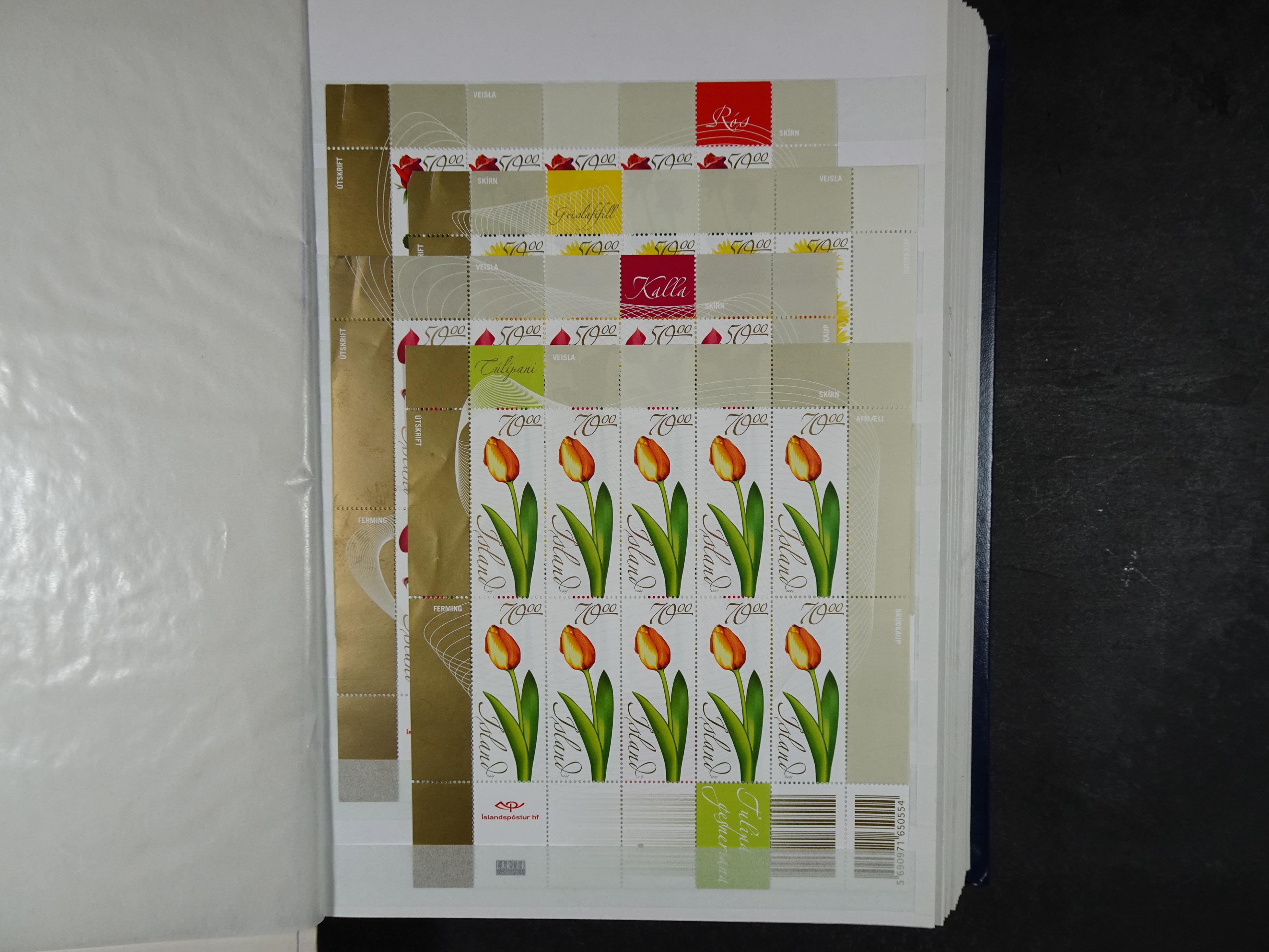 Kleinbogen t/m 2018, zeer hoge cat waarde. 22