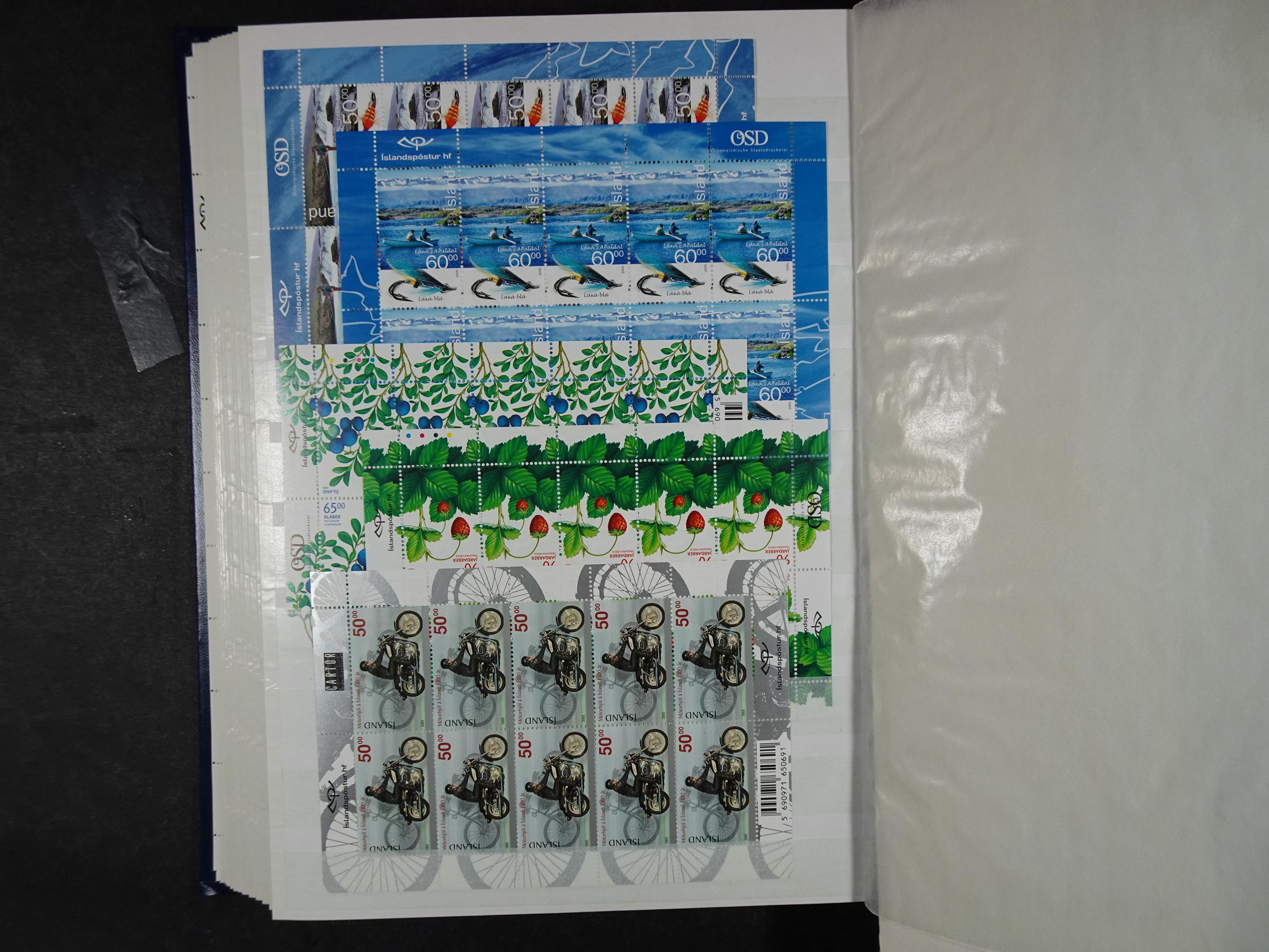 Kleinbogen t/m 2018, zeer hoge cat waarde. 25