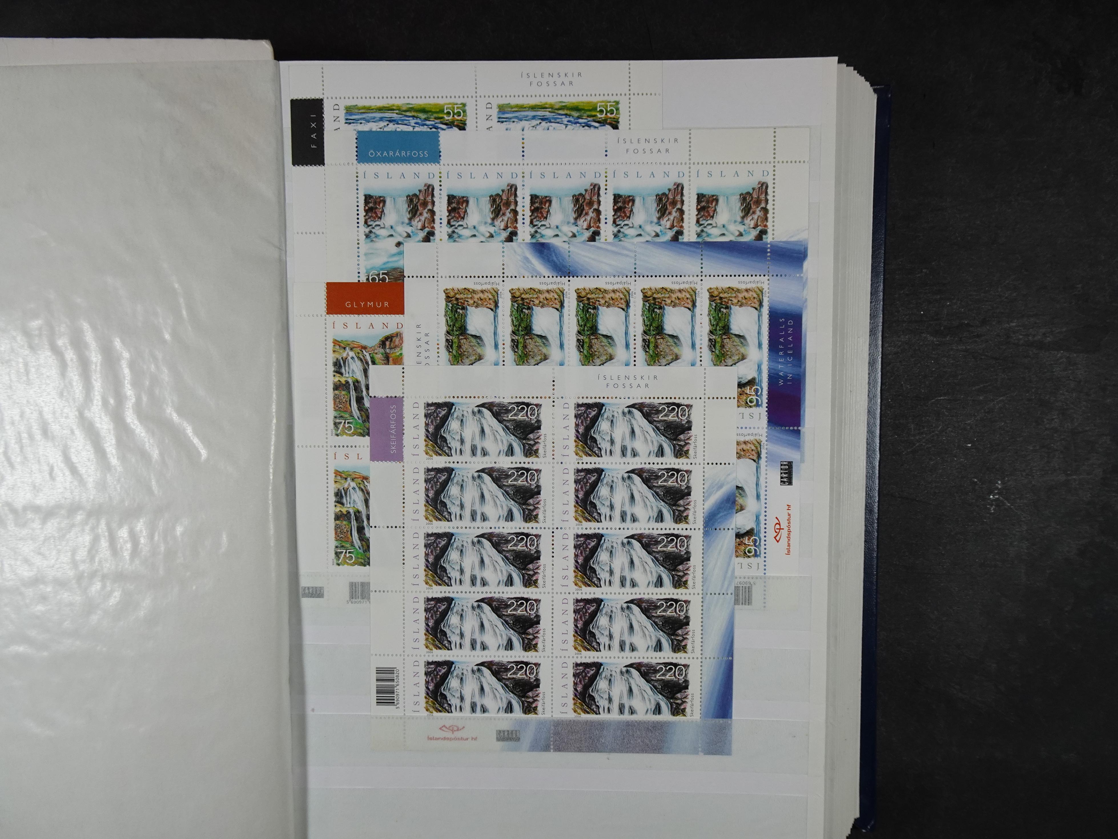 Kleinbogen t/m 2018, zeer hoge cat waarde. 28