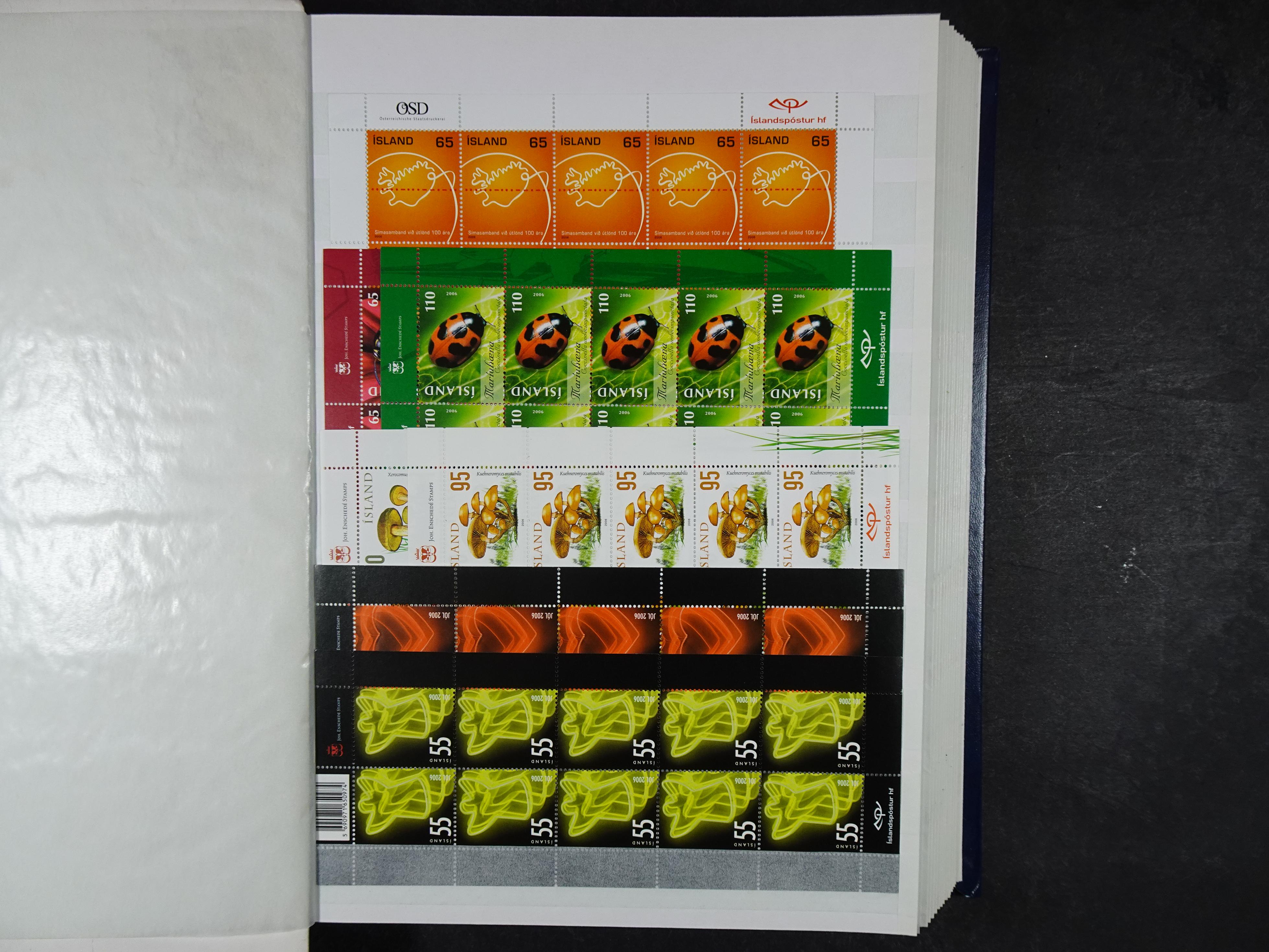 Kleinbogen t/m 2018, zeer hoge cat waarde. 30