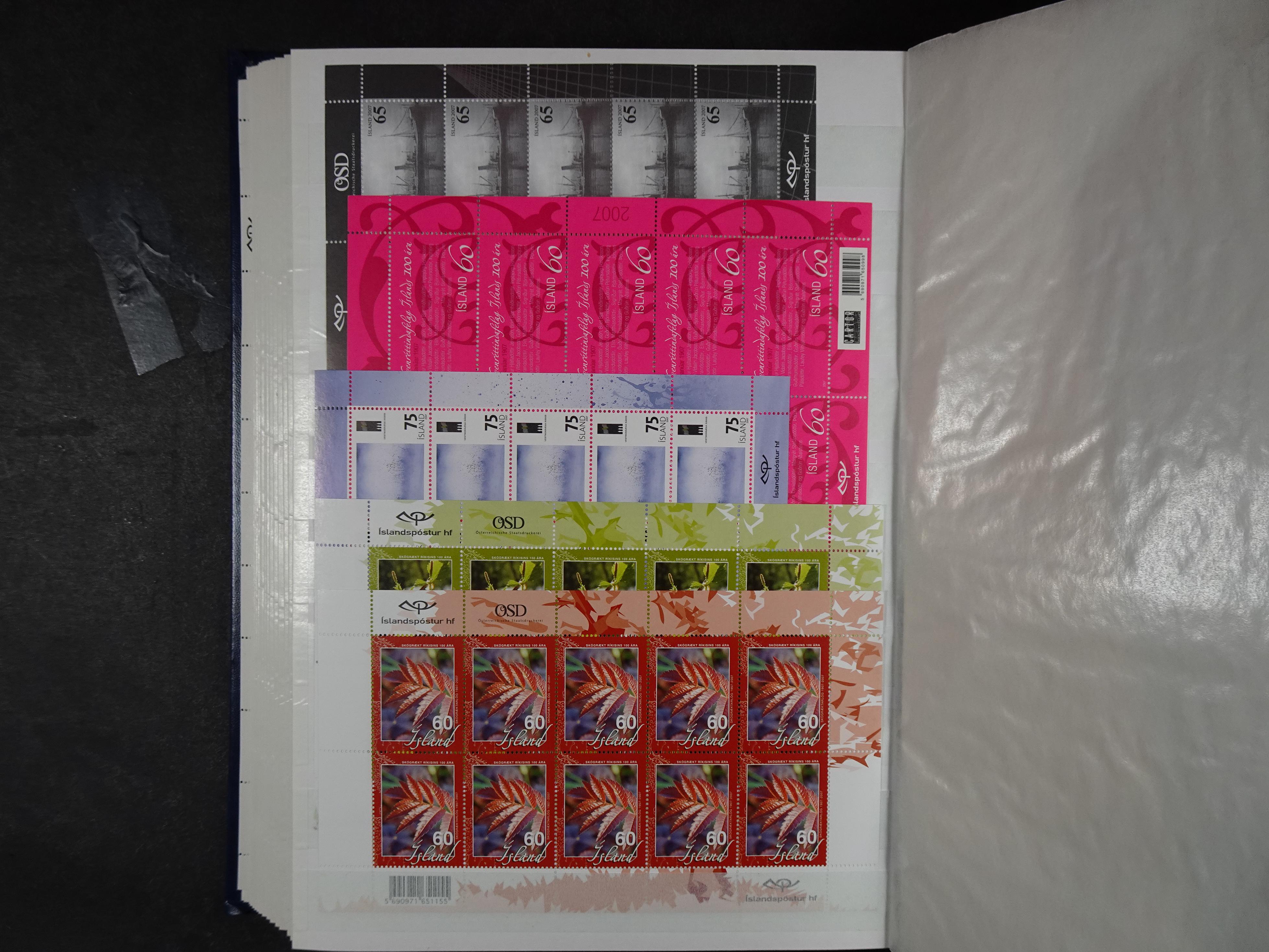 Kleinbogen t/m 2018, zeer hoge cat waarde. 31