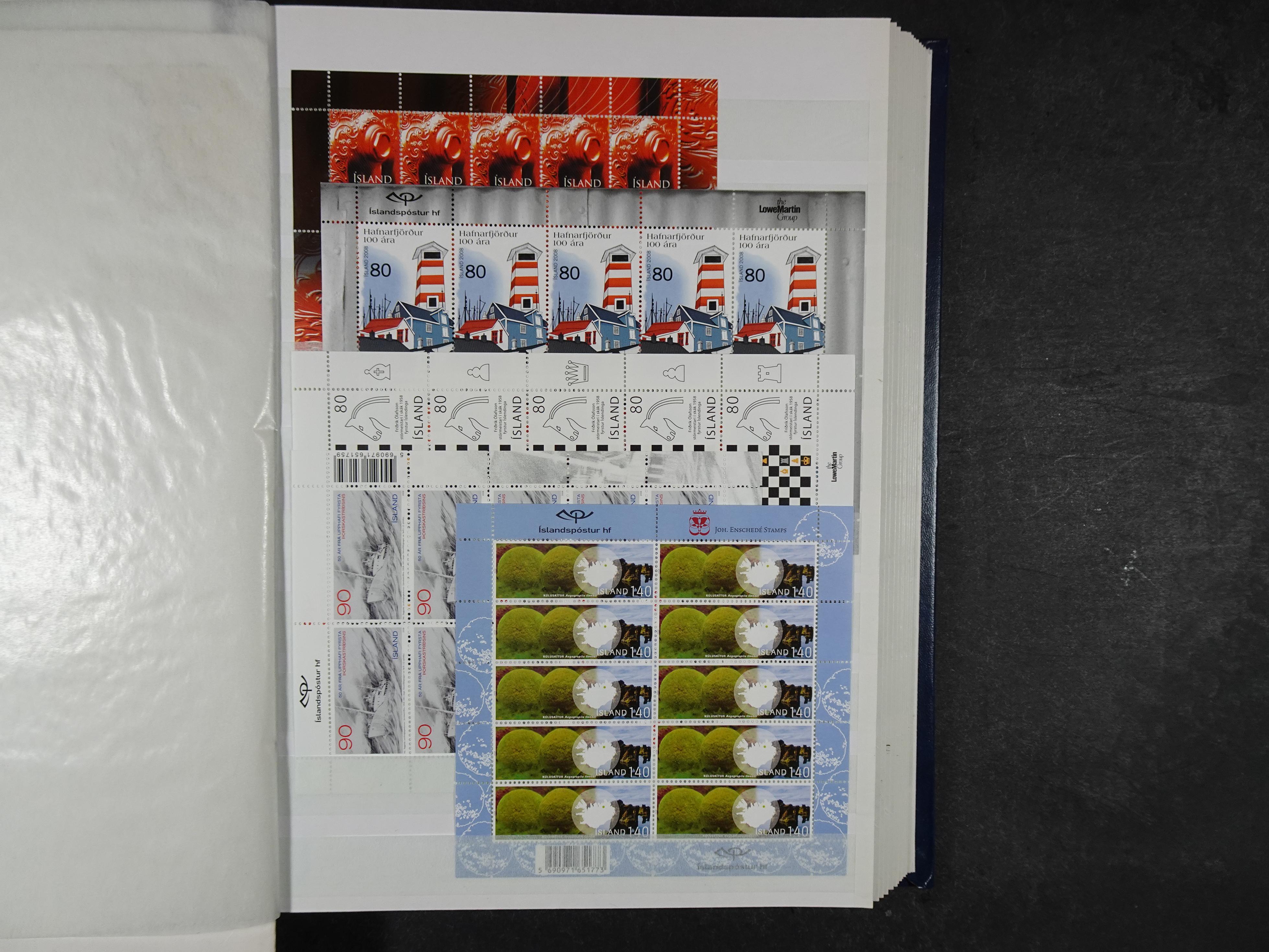 Kleinbogen t/m 2018, zeer hoge cat waarde. 38