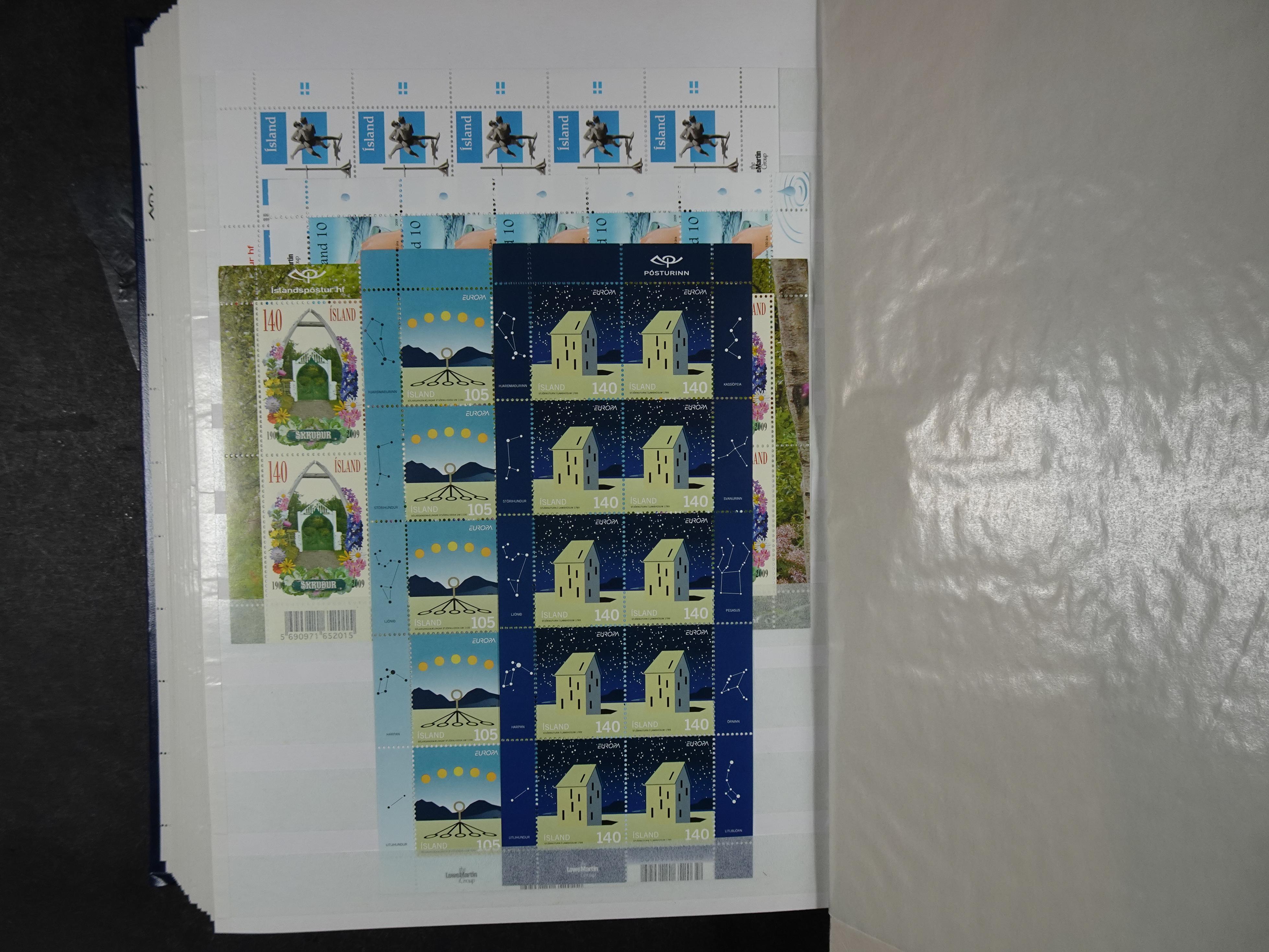 Kleinbogen t/m 2018, zeer hoge cat waarde. 41