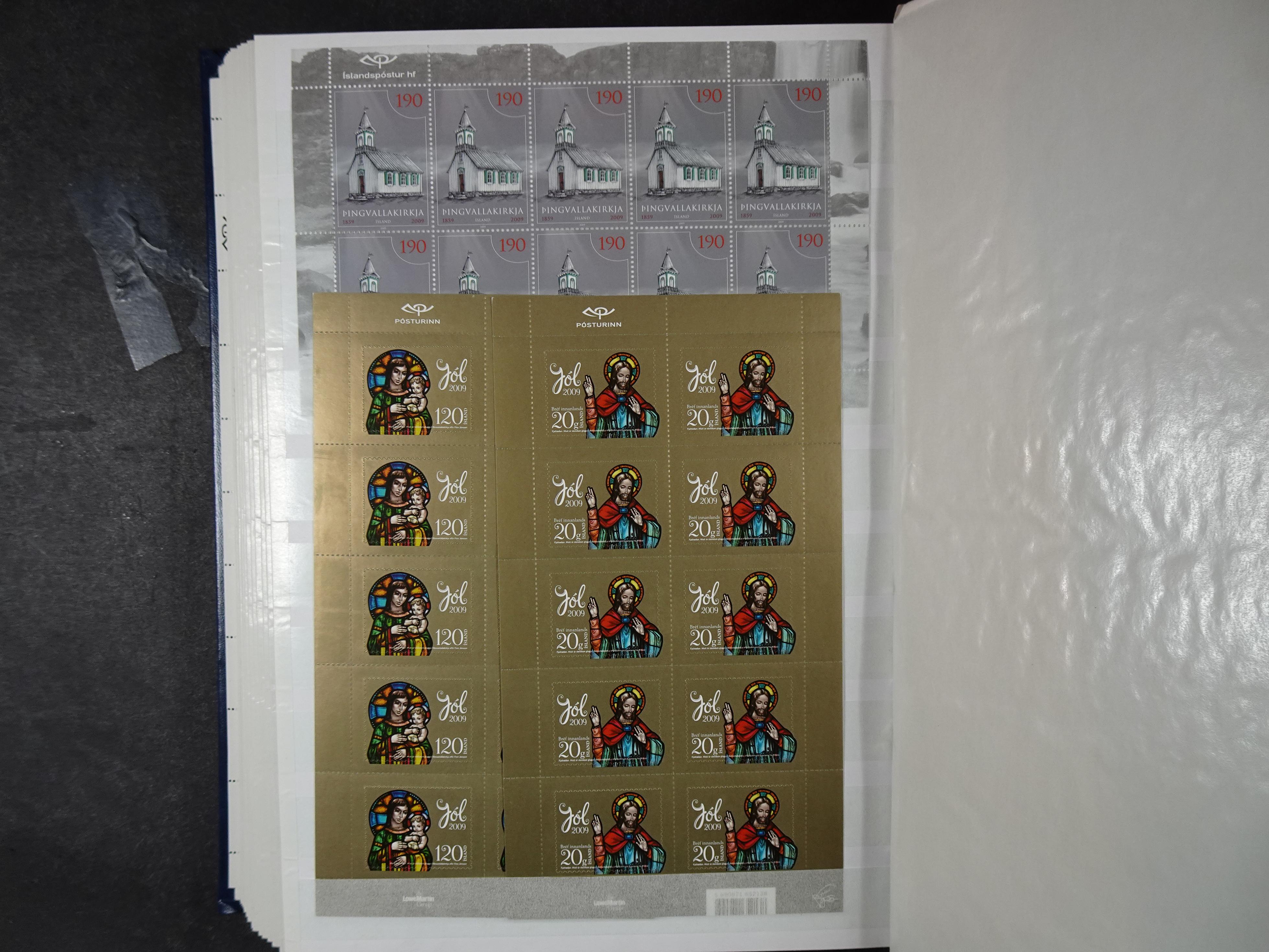 Kleinbogen t/m 2018, zeer hoge cat waarde. 43