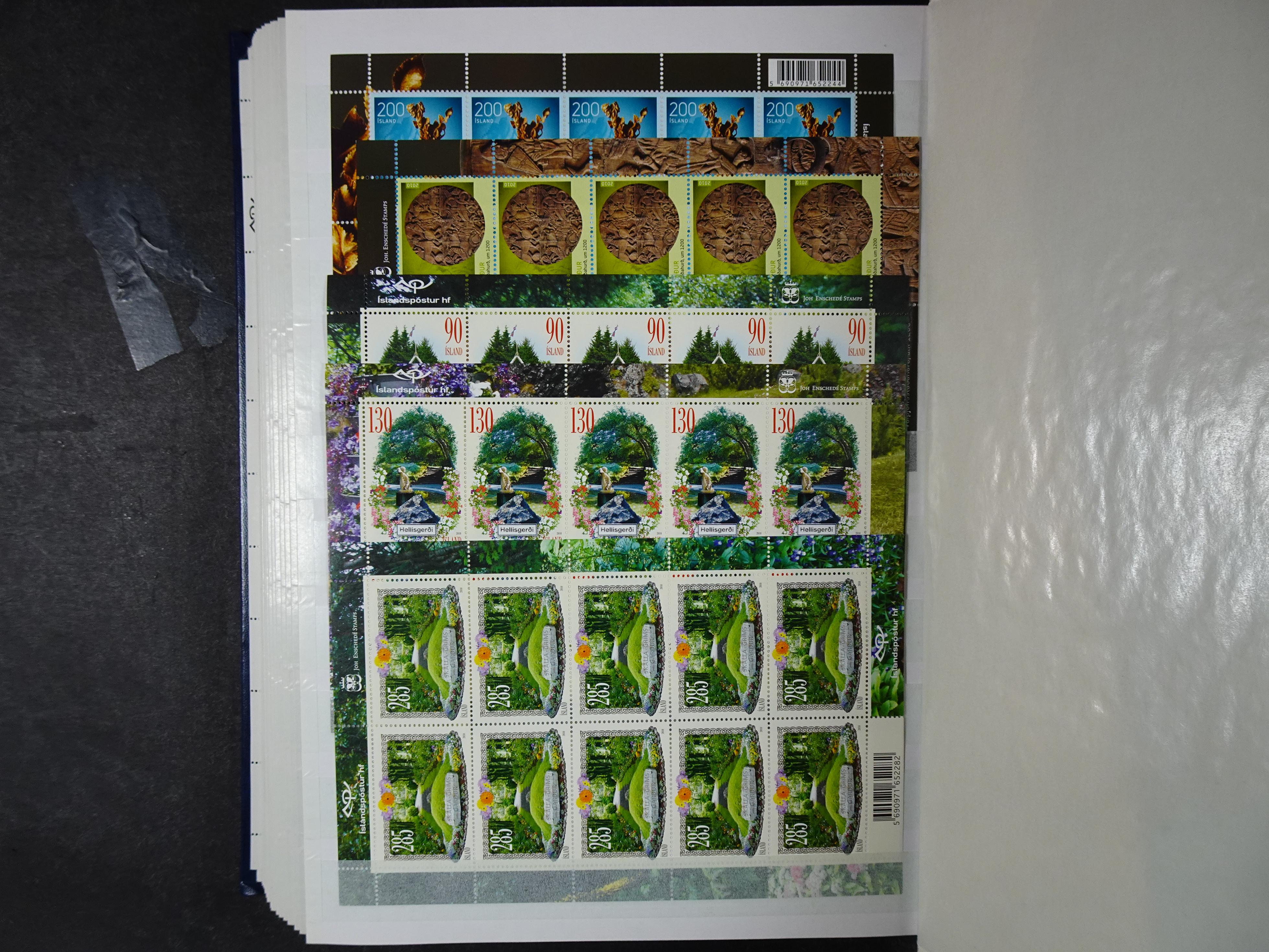 Kleinbogen t/m 2018, zeer hoge cat waarde. 45