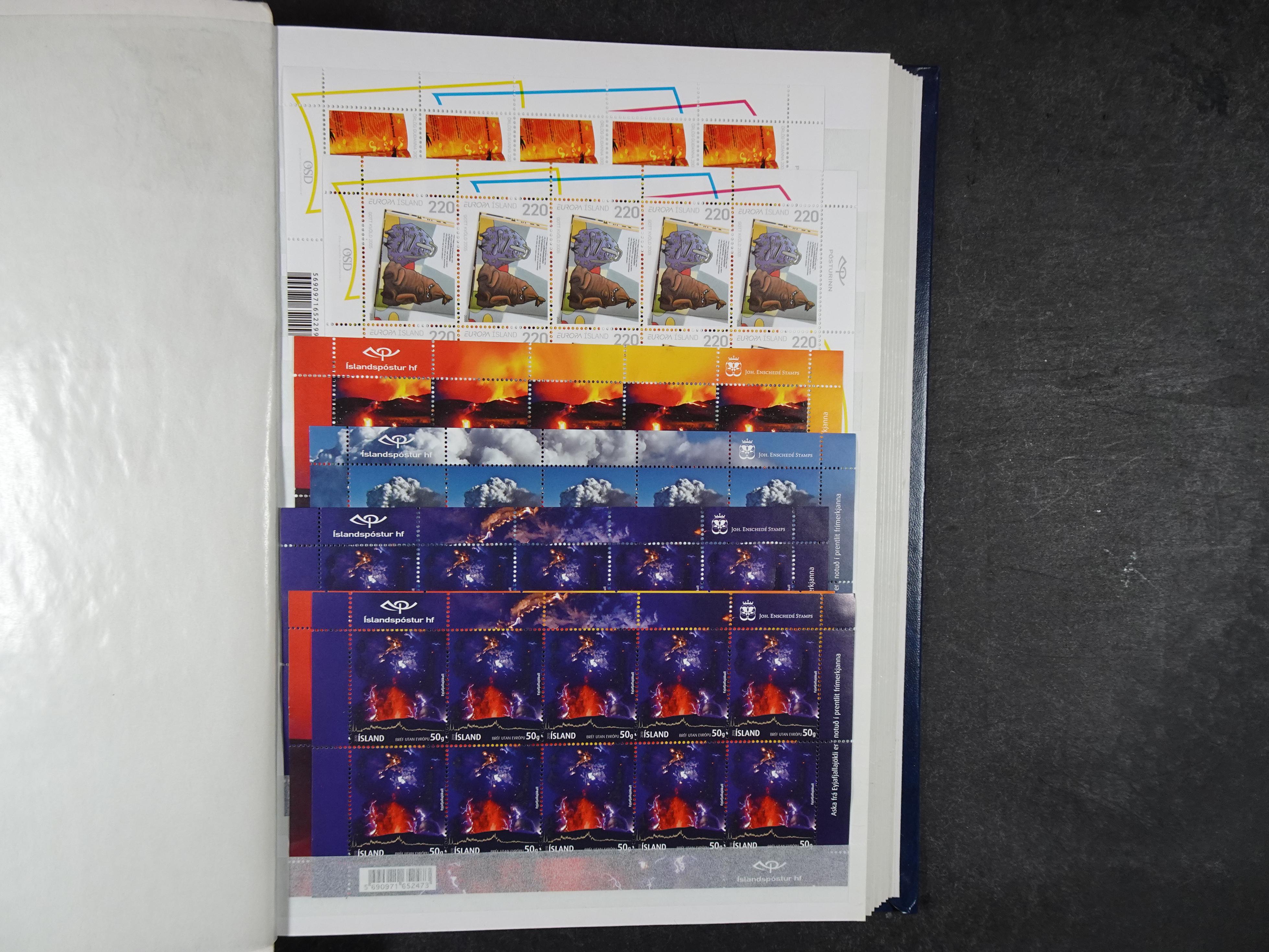 Kleinbogen t/m 2018, zeer hoge cat waarde. 46