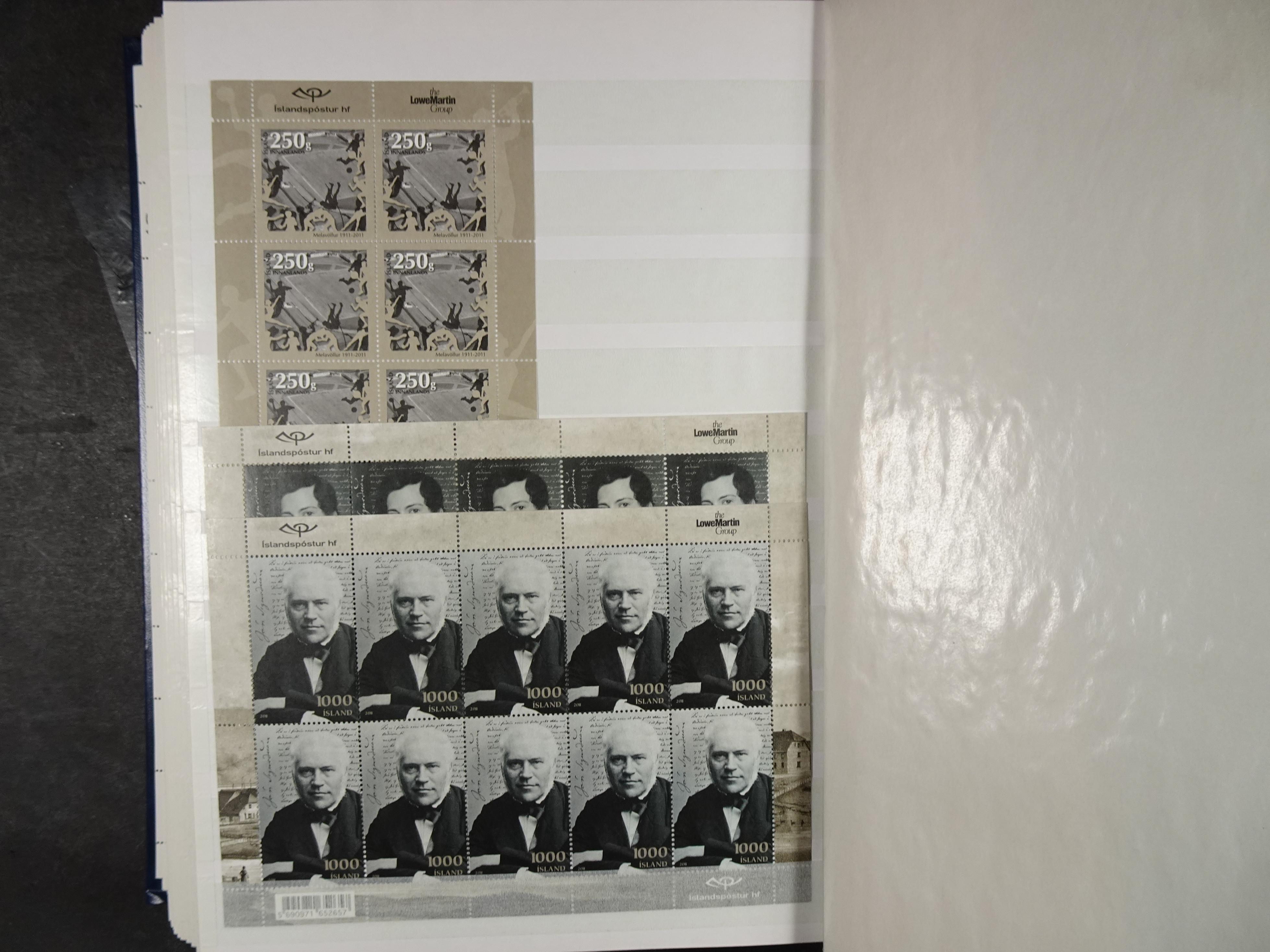 Kleinbogen t/m 2018, zeer hoge cat waarde. 51