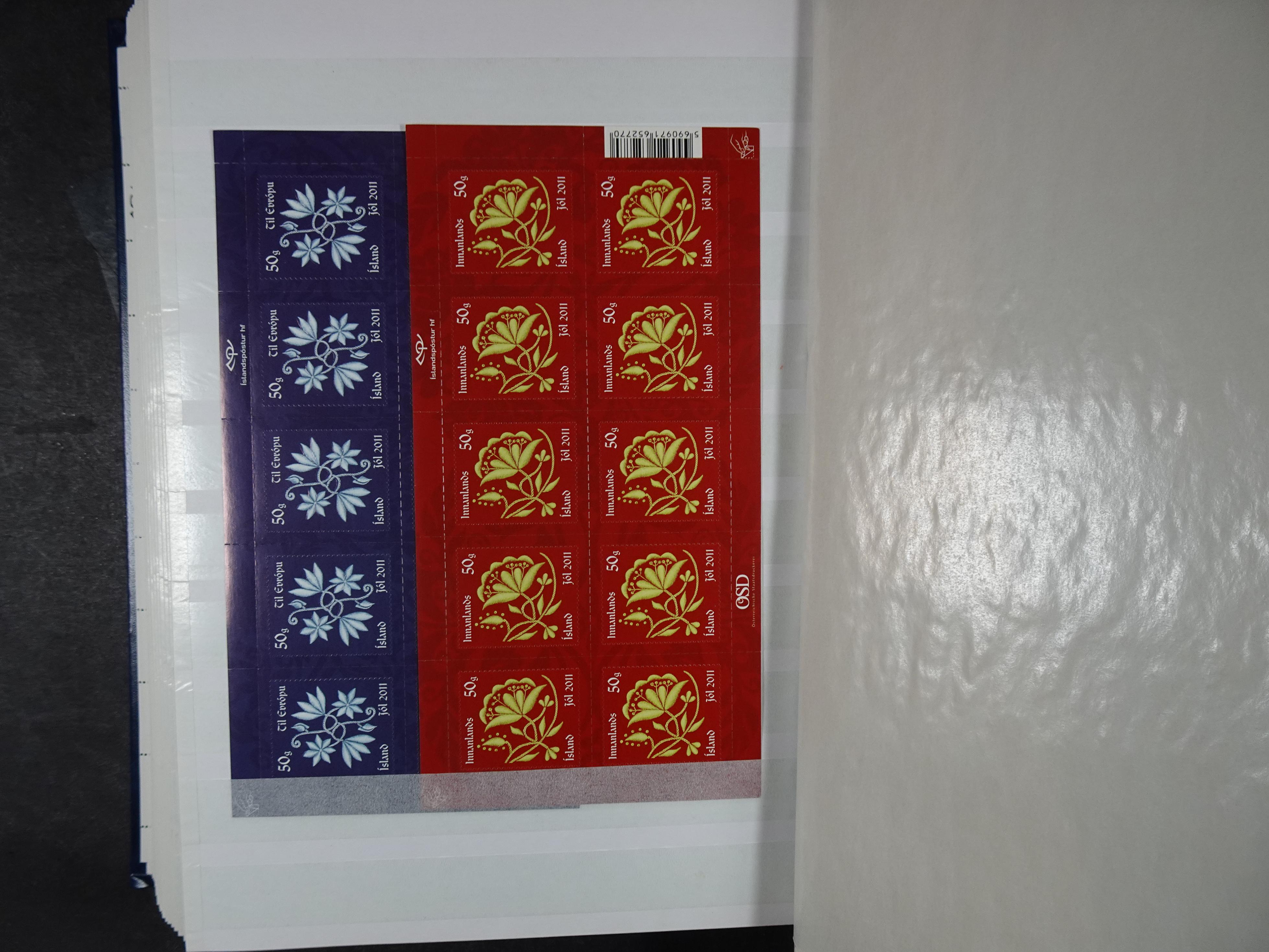 Kleinbogen t/m 2018, zeer hoge cat waarde. 53