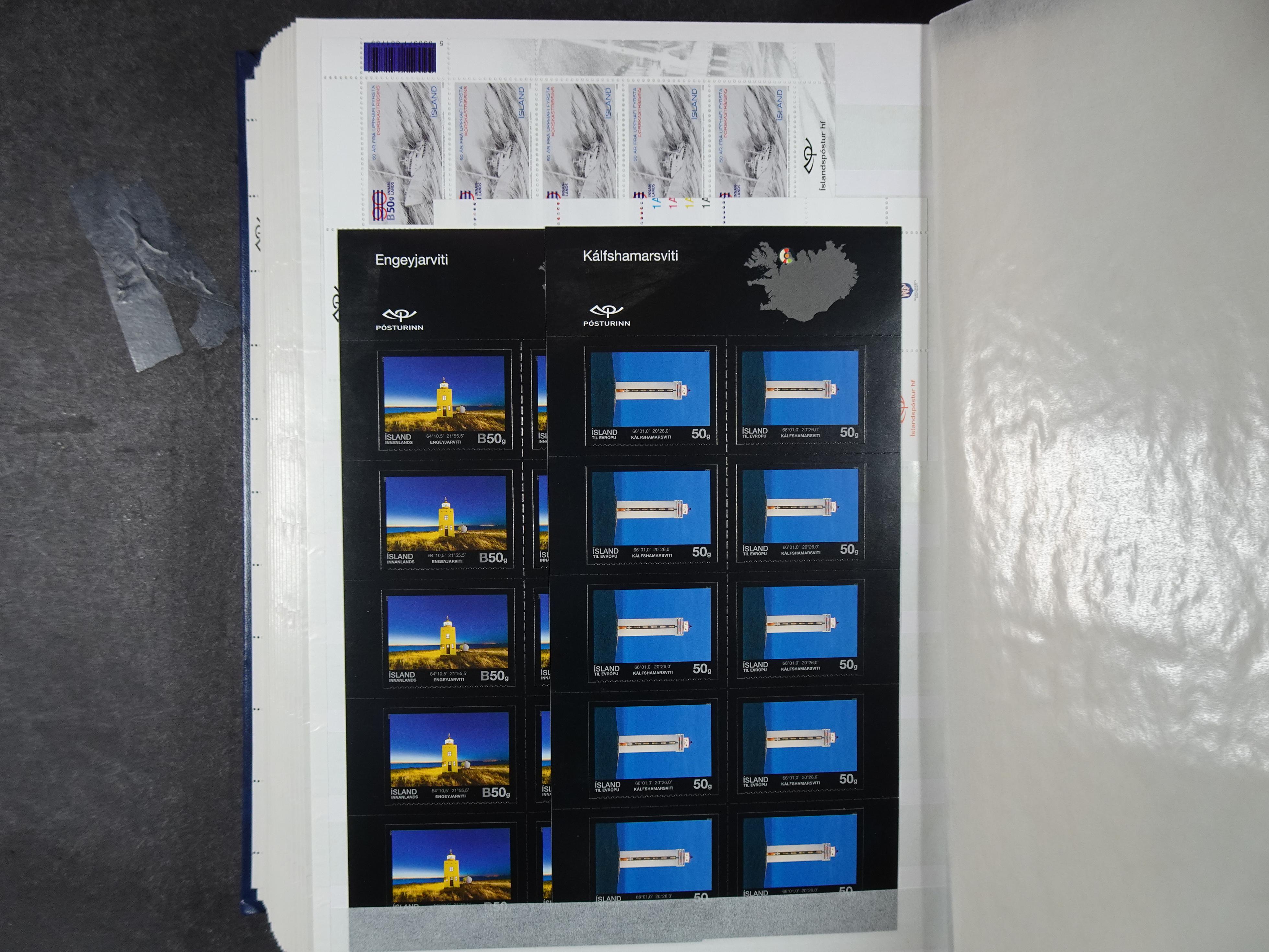 Kleinbogen t/m 2018, zeer hoge cat waarde. 57