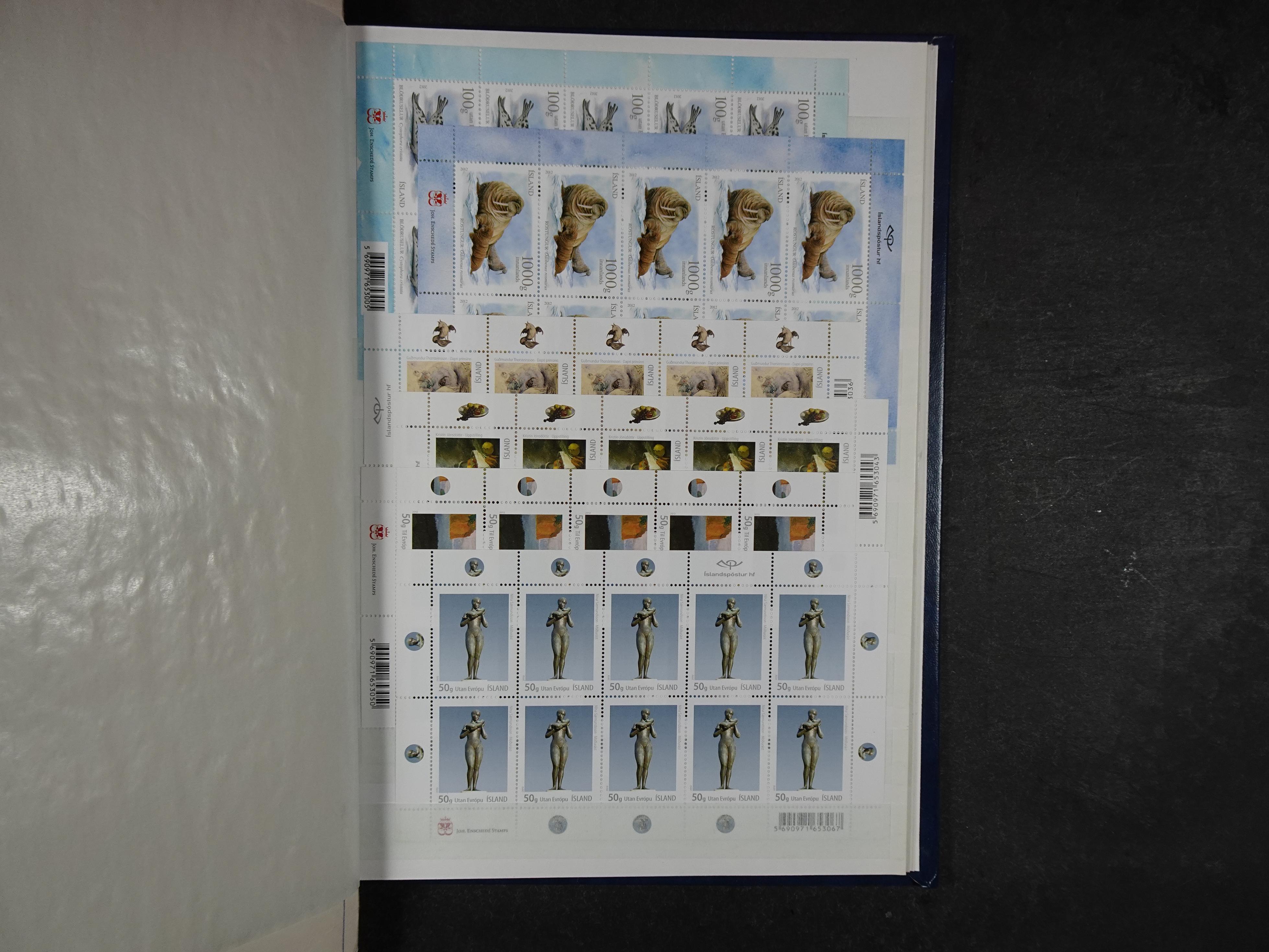 Kleinbogen t/m 2018, zeer hoge cat waarde. 58