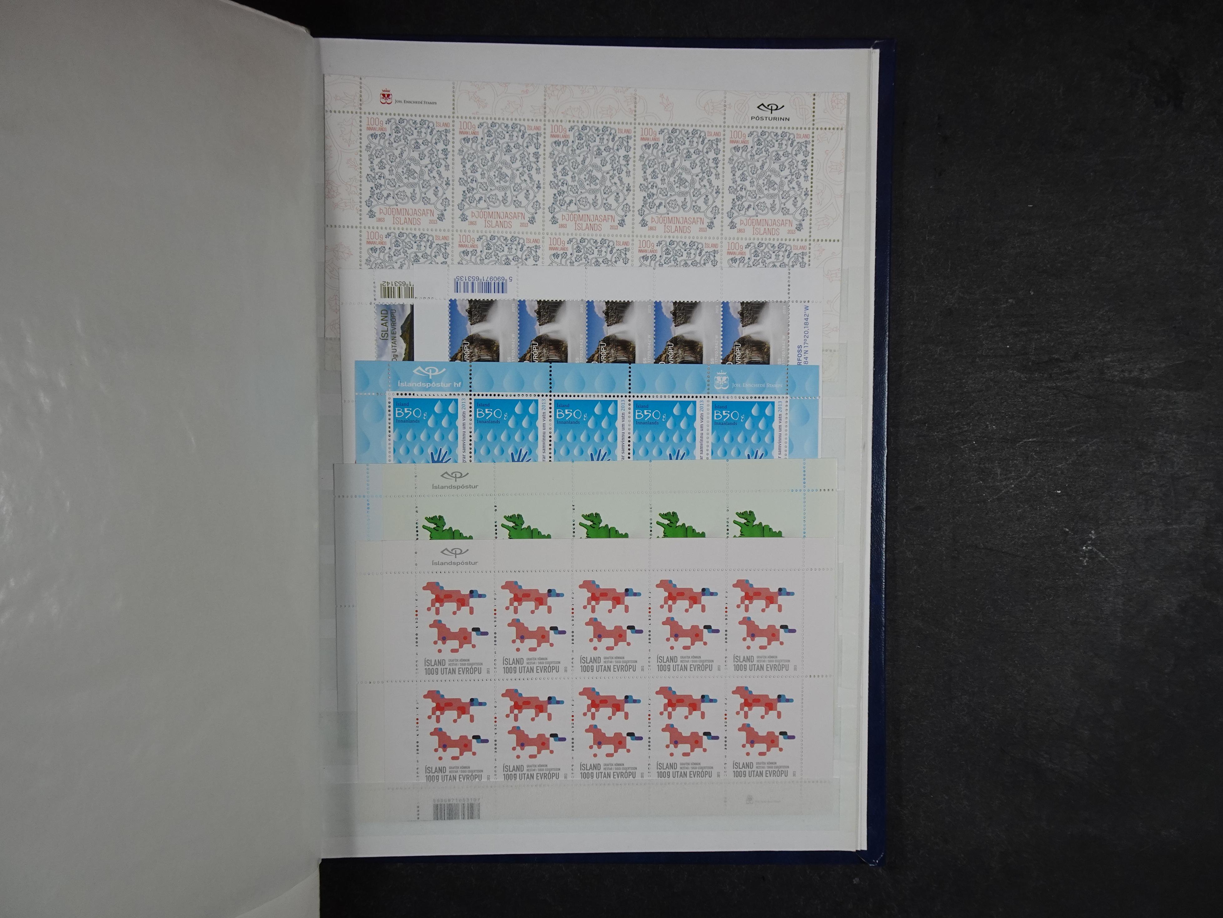 Kleinbogen t/m 2018, zeer hoge cat waarde. 60