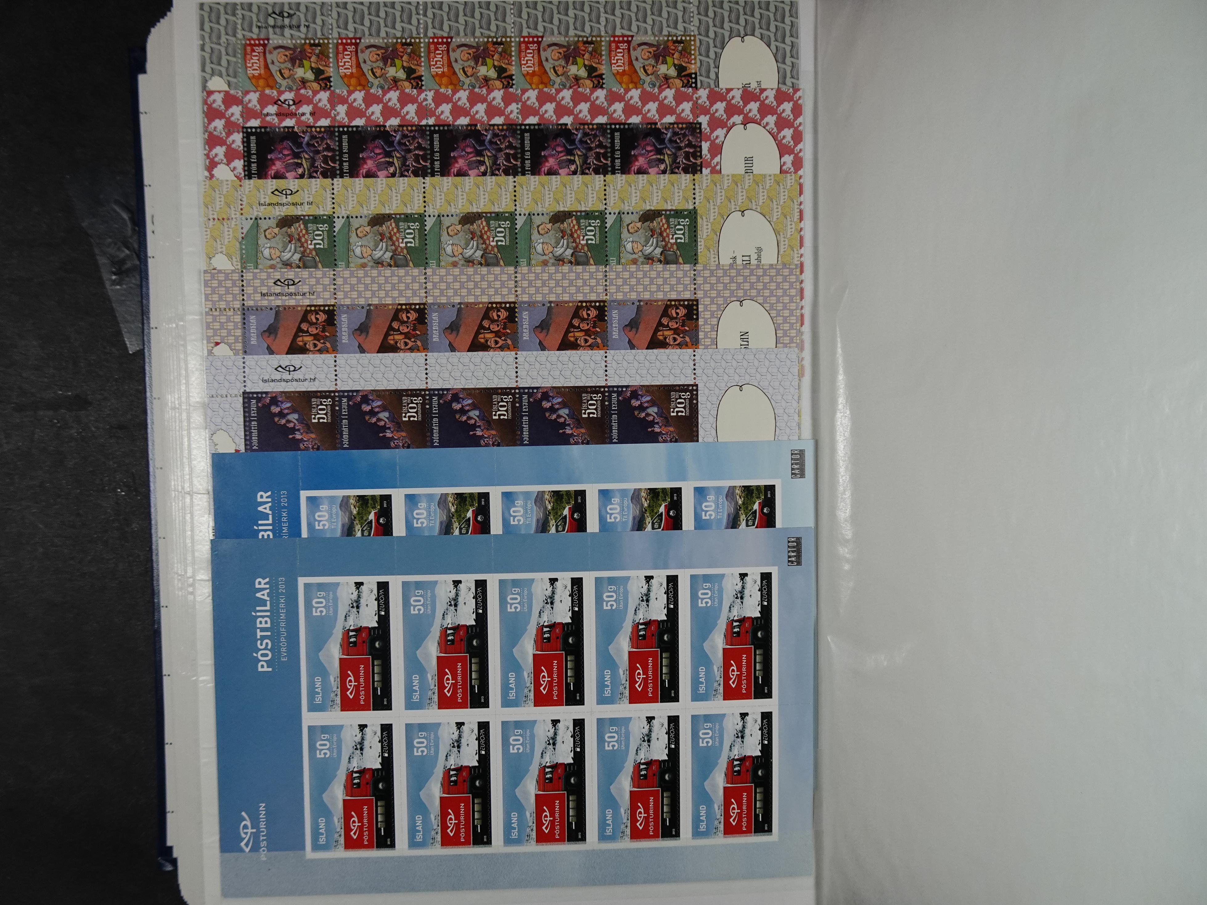 Kleinbogen t/m 2018, zeer hoge cat waarde. 61