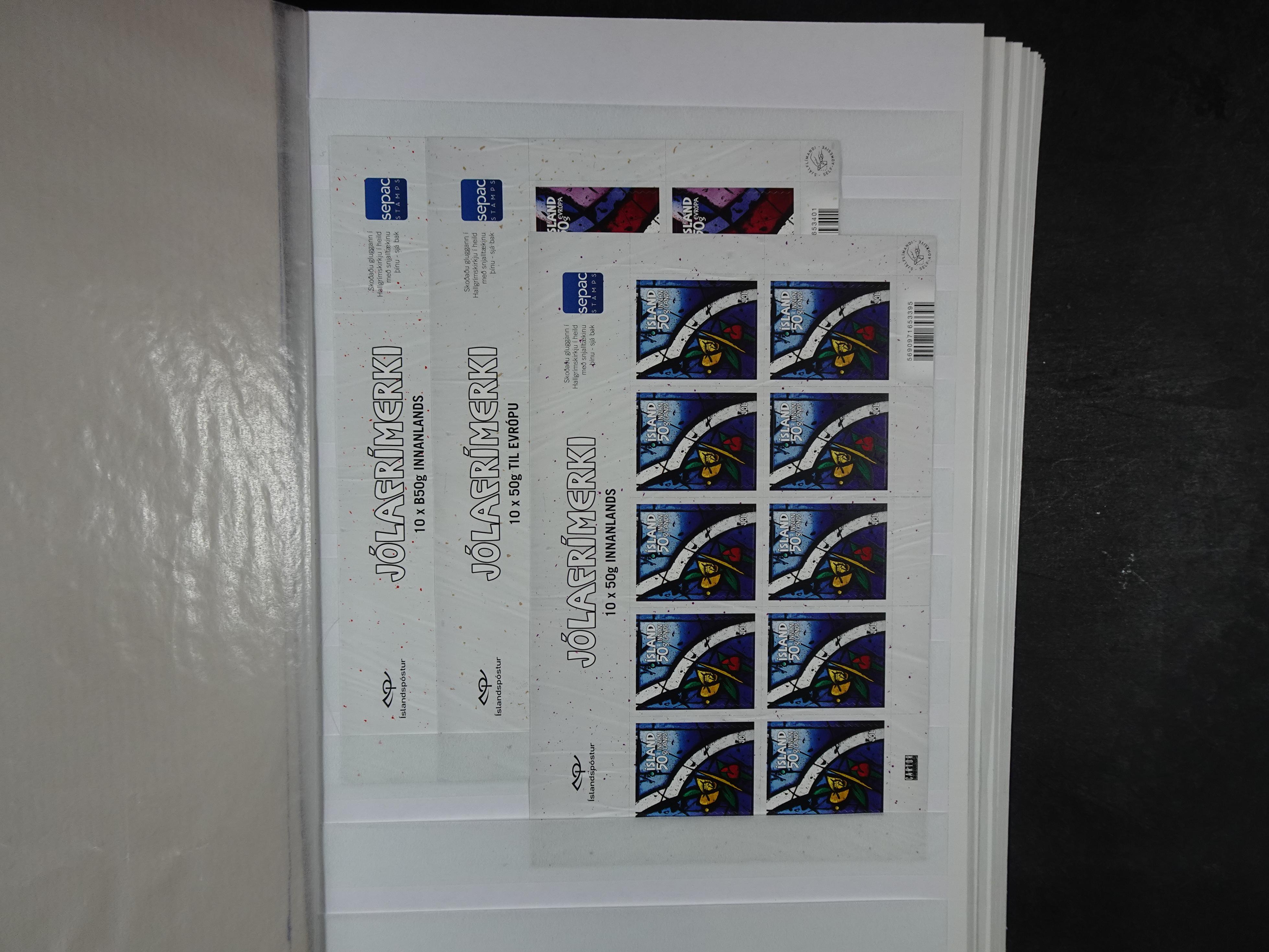 Kleinbogen t/m 2018, zeer hoge cat waarde. 64