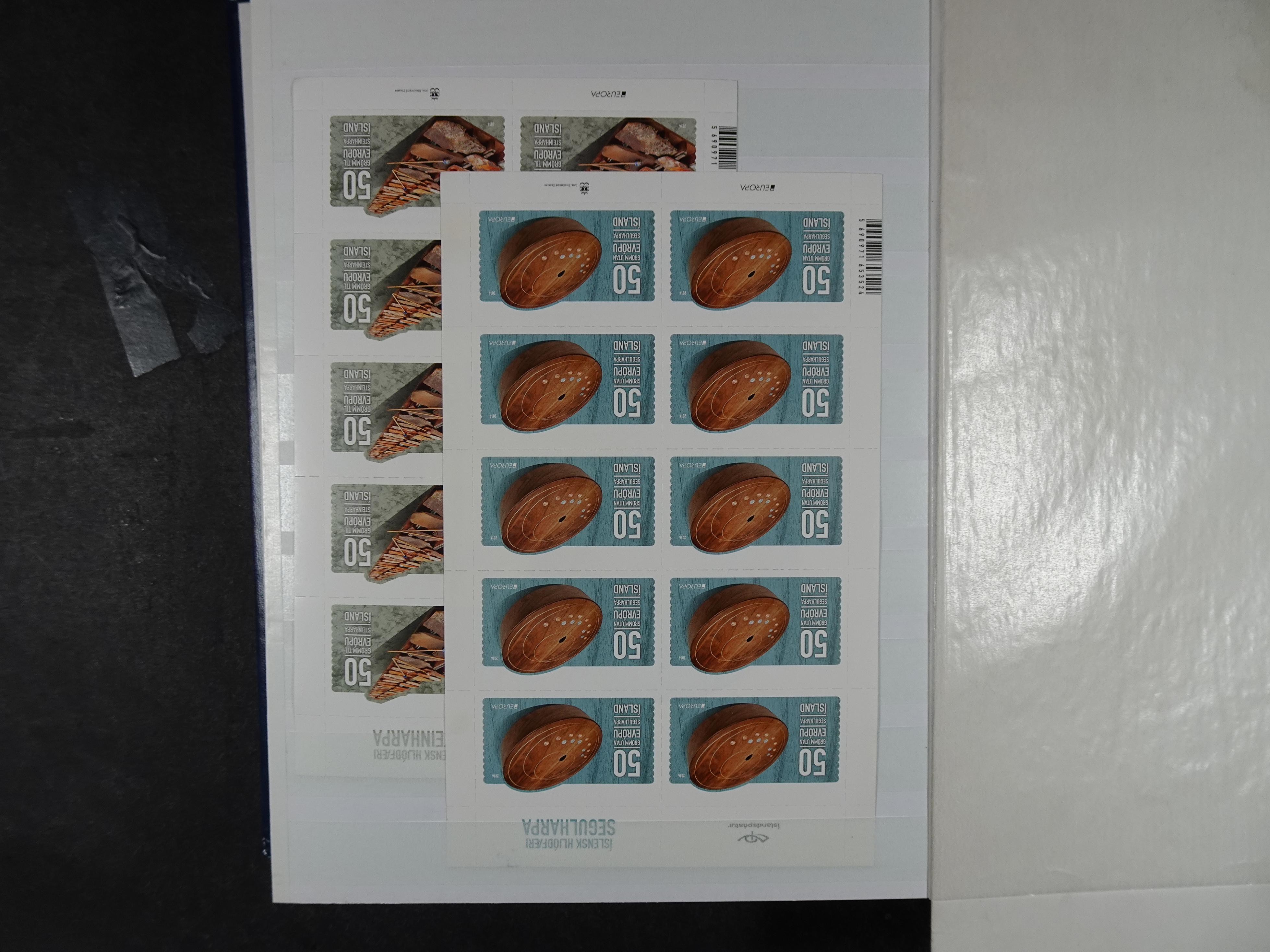 Kleinbogen t/m 2018, zeer hoge cat waarde. 67