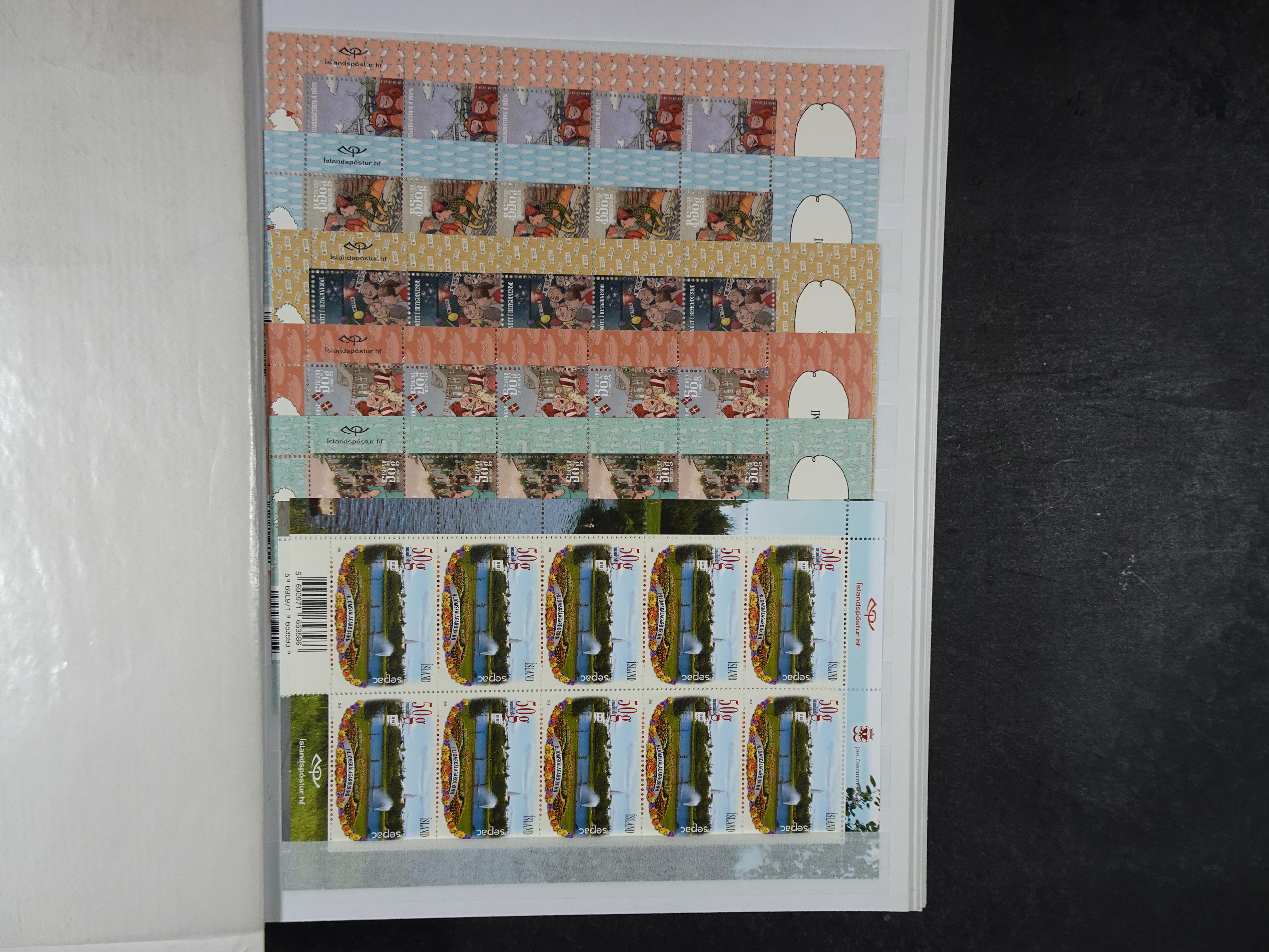 Kleinbogen t/m 2018, zeer hoge cat waarde. 68