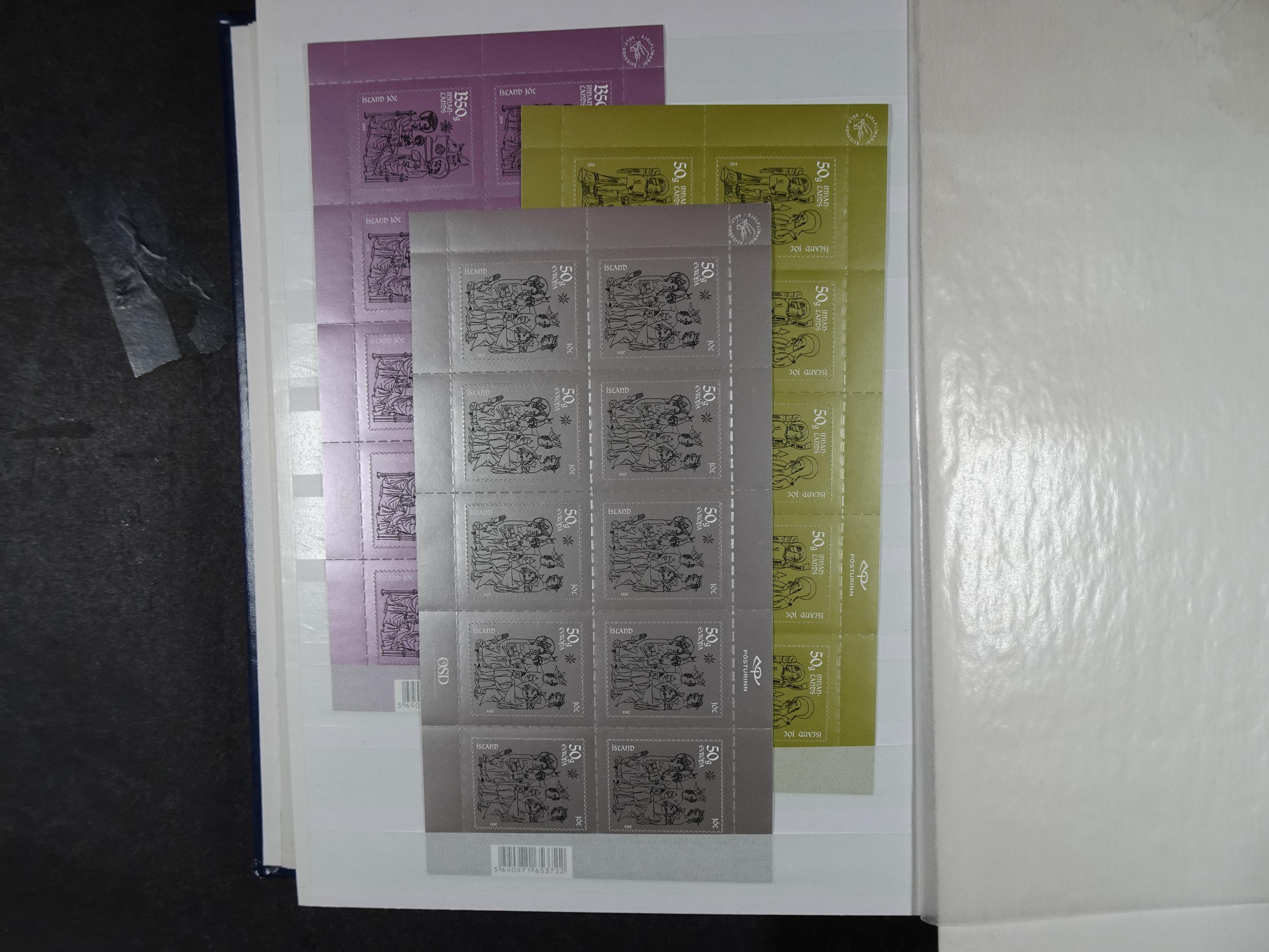 Kleinbogen t/m 2018, zeer hoge cat waarde. 71